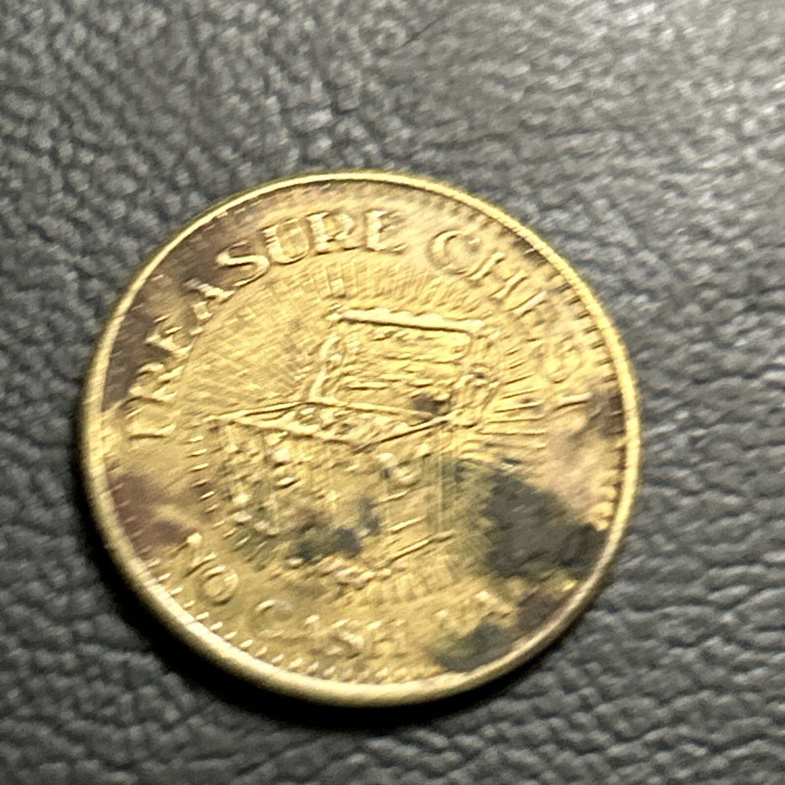 Treasure Chest Amusement Center Game- Video Arcade Token F33