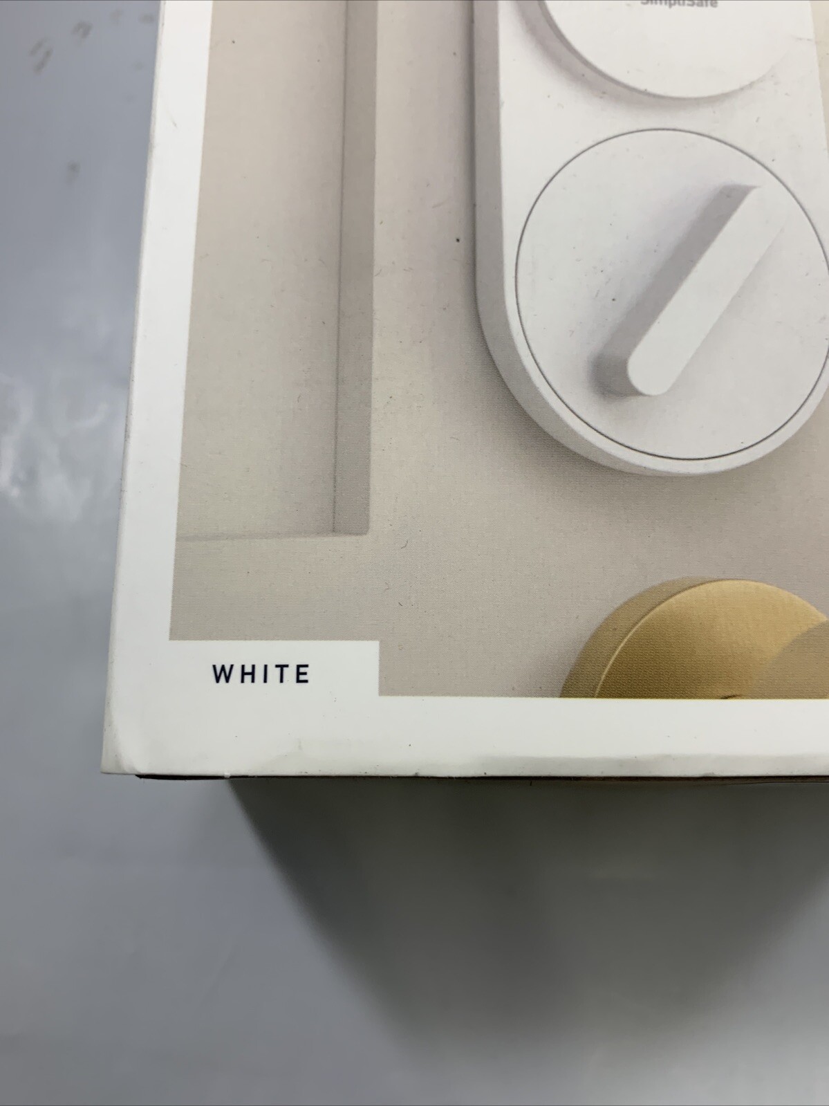 SimpliSafe Smart Lock & PIN Pad White Wireless Door Home Security
