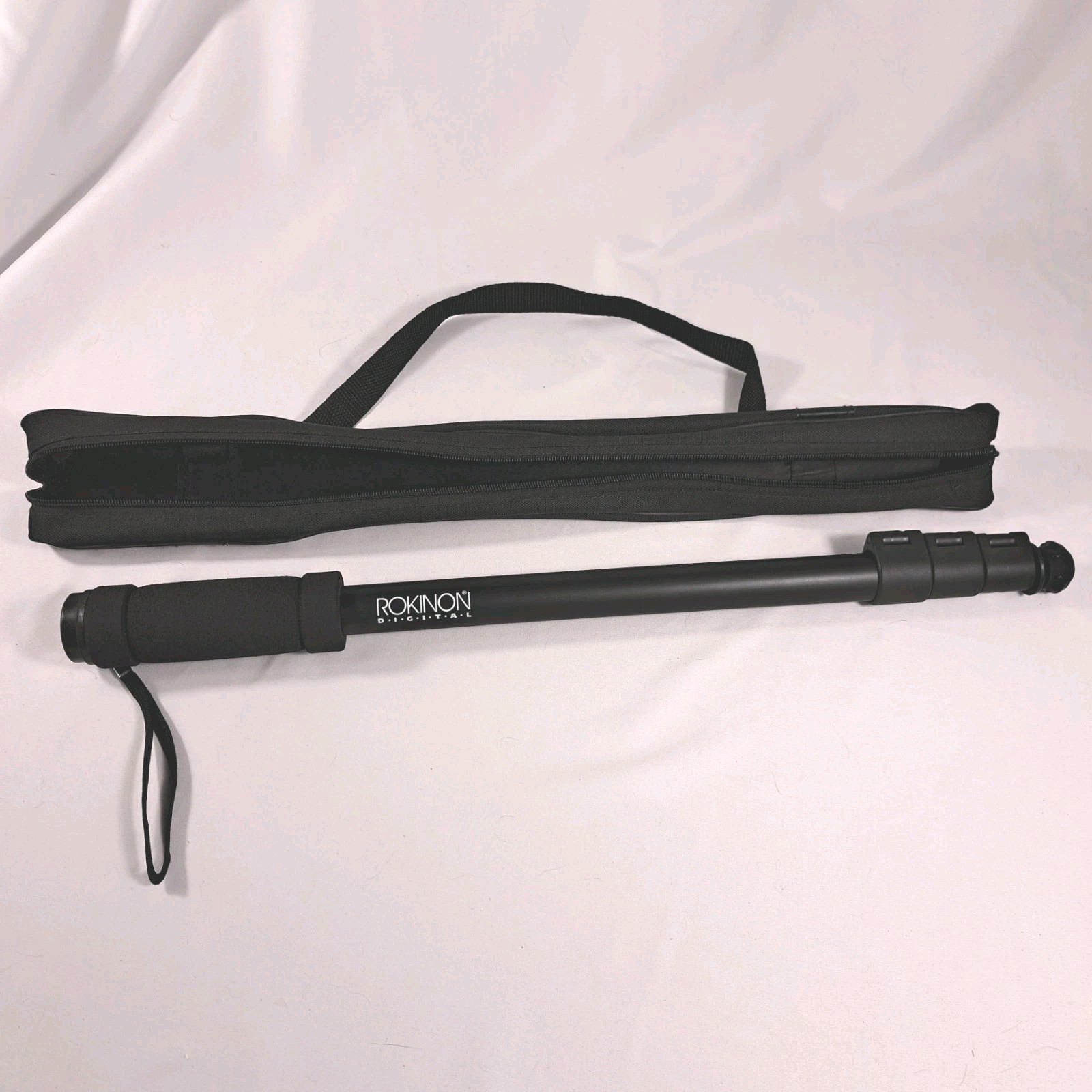 Rokinon M67 67 Inch Pro Photo/Video Monopod with Footstand Carrying Case