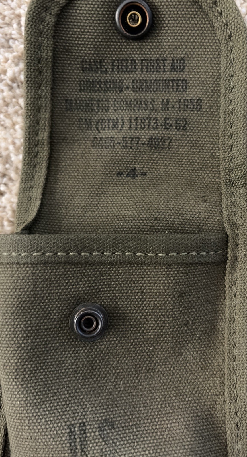 Compass With Military First Aid Pouch