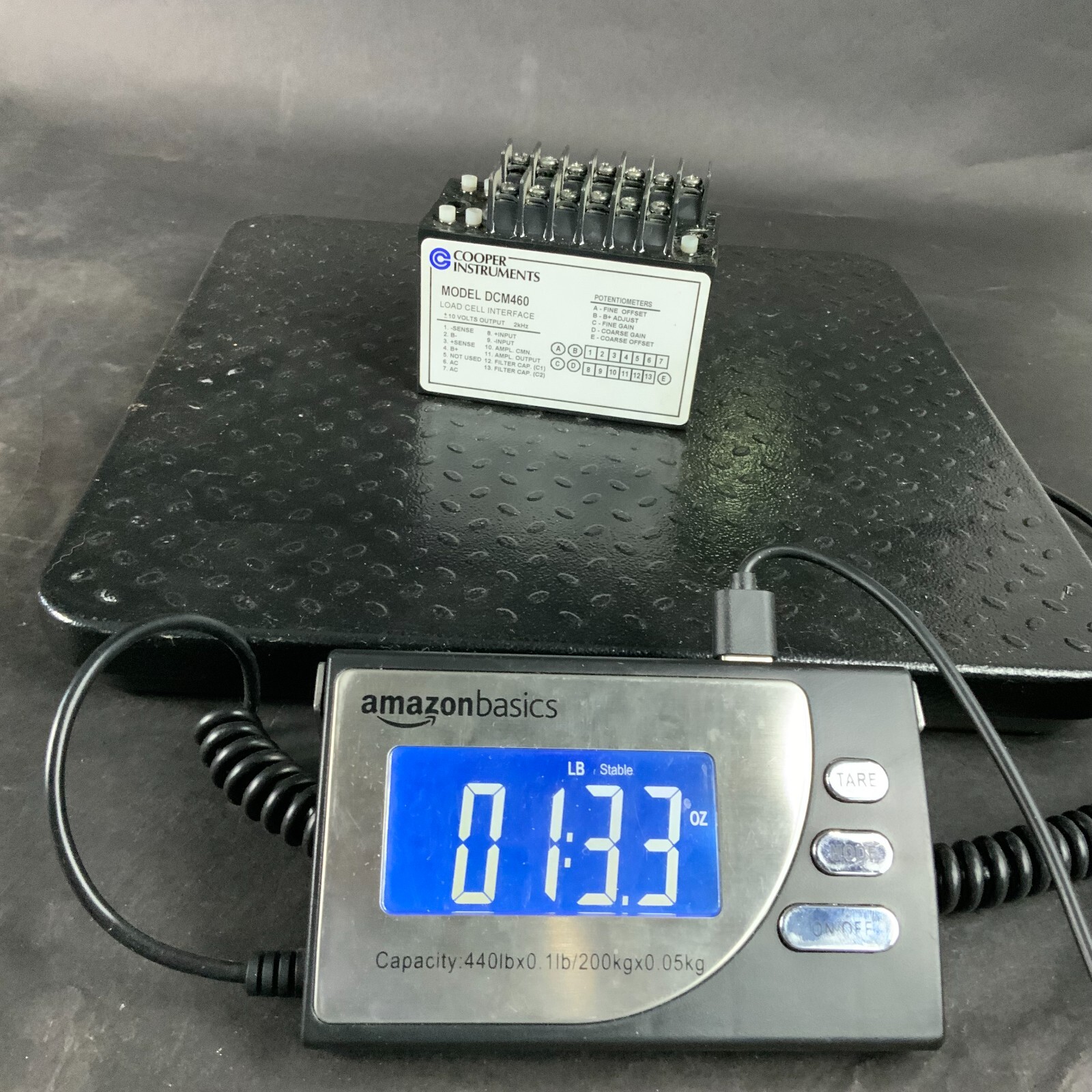 COOPER INSTRUMENTS DCM460 LOAD CELL INTERFACE ($25 OBO)