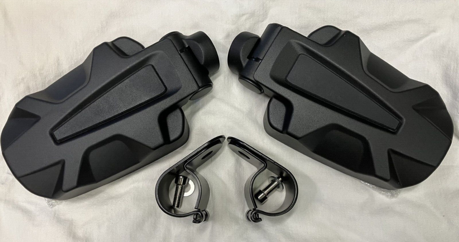 Heavy Duty Aluminum UTV Side View Mirrors Set 2" Roll Cage Commander Mule Teryx