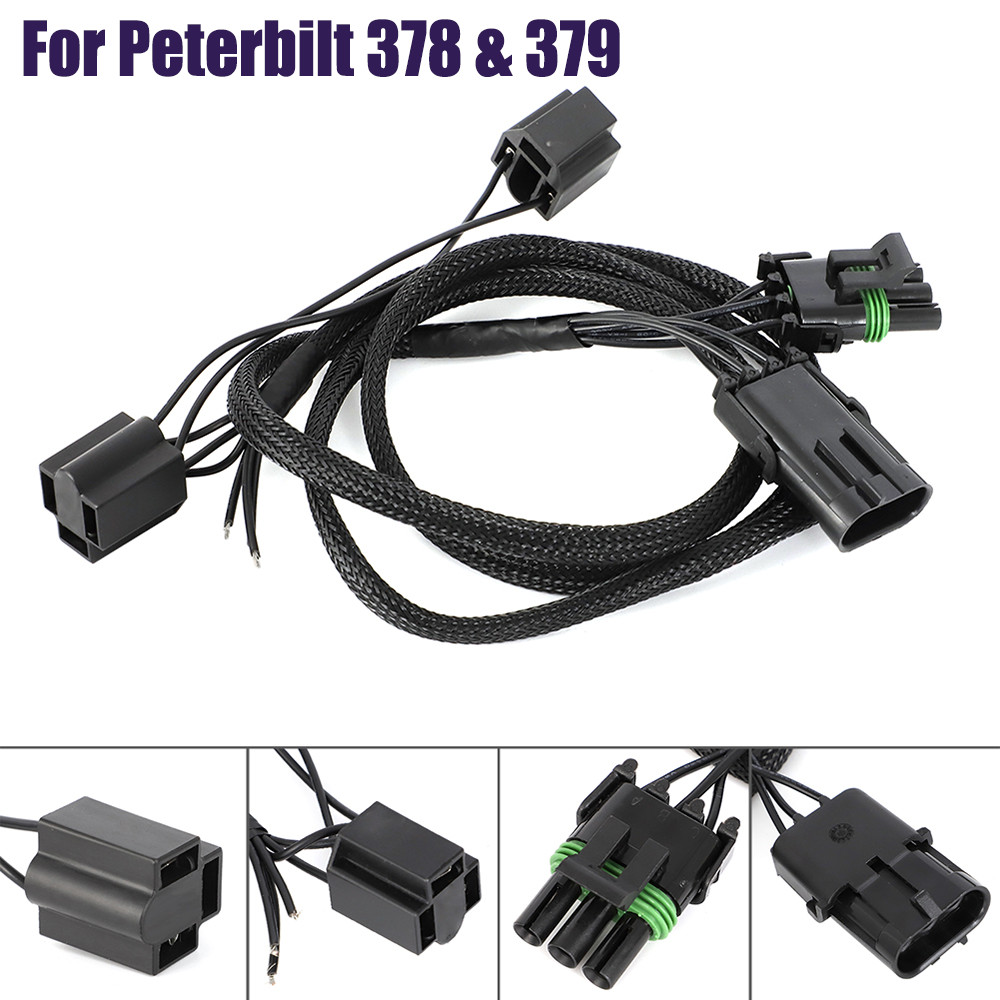 Headlight Wiring Harness For Peterbilt 378 379 127 119 BBC 1988-2007 #1-8007I US