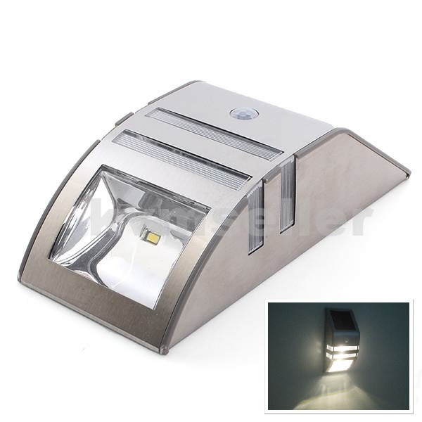 3Pack 2 LED Solar Power Motion Sensor Light Wall Garden Lamp outdoor wateproof