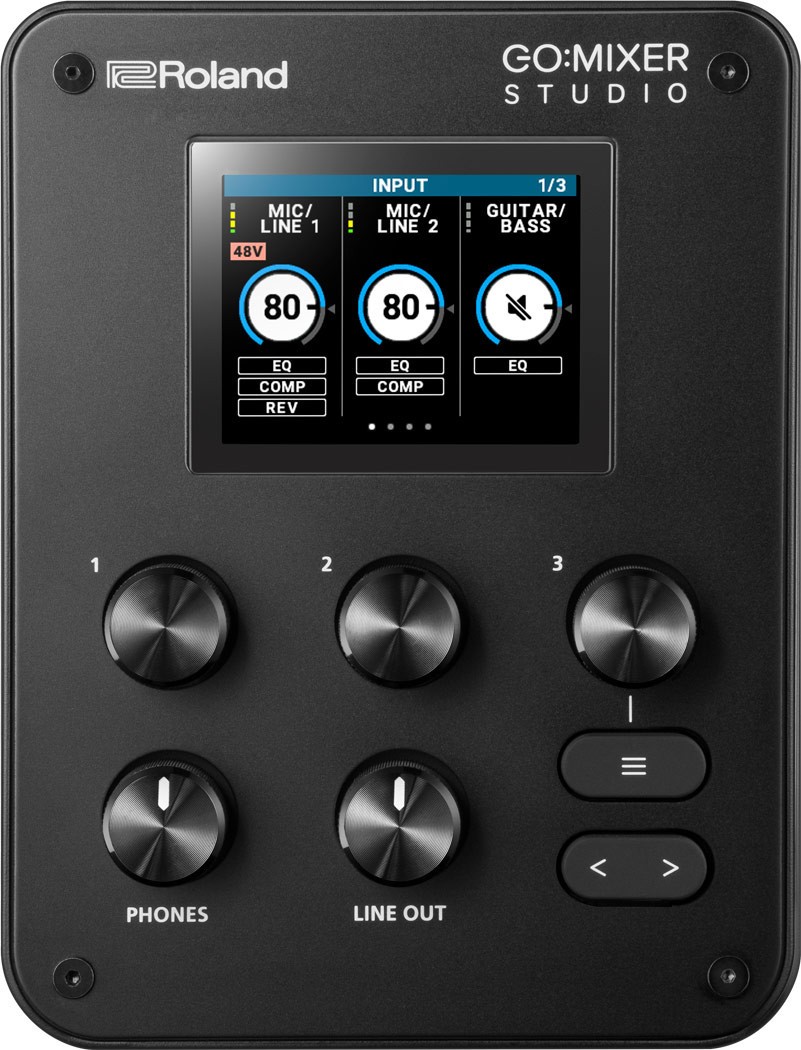Roland GO:MIXER STUDIO Portable Audio Mixer+Interface