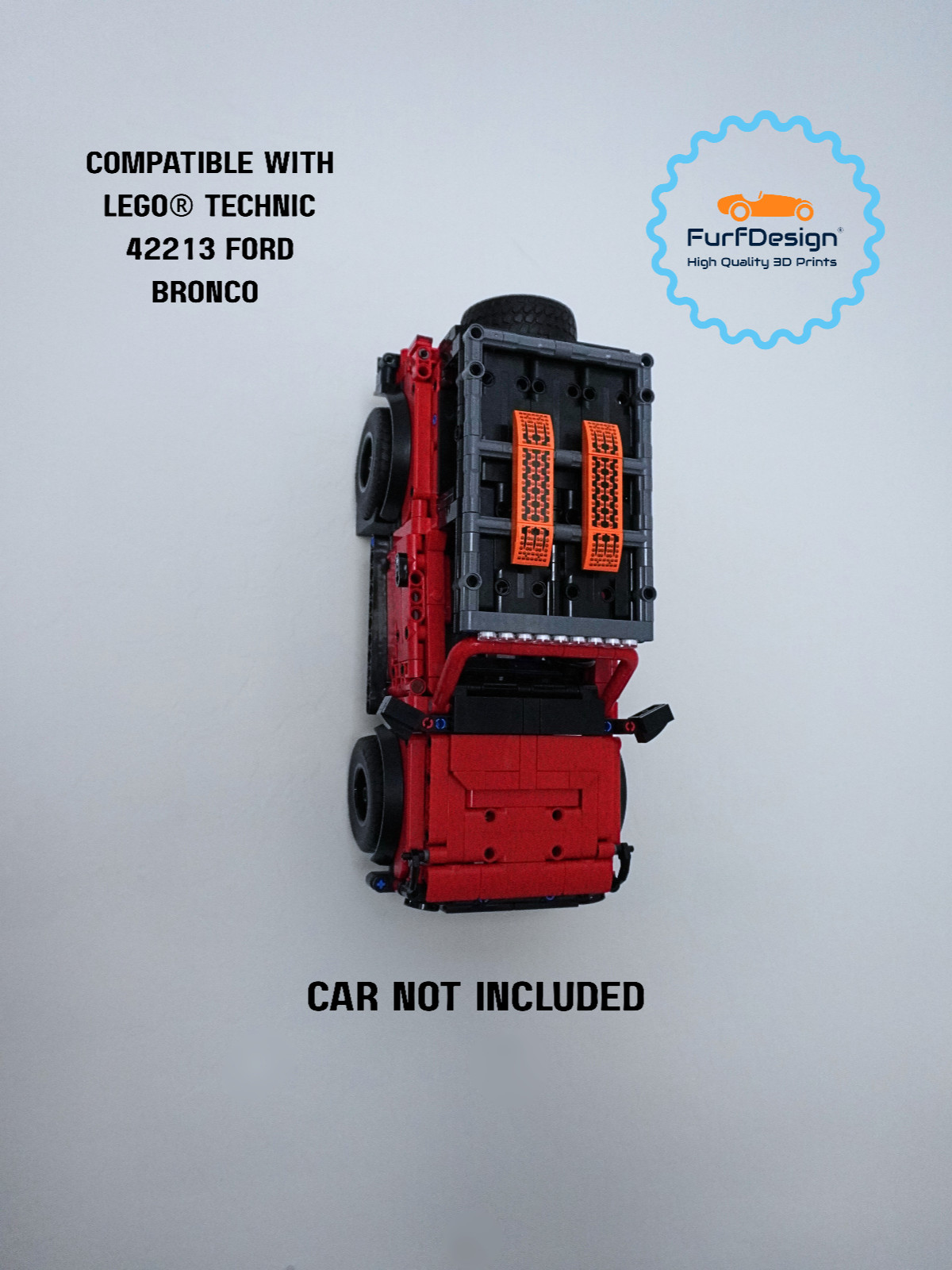 FurfDesign Wall Mount for Lego Technic 42213 Ford Bronco