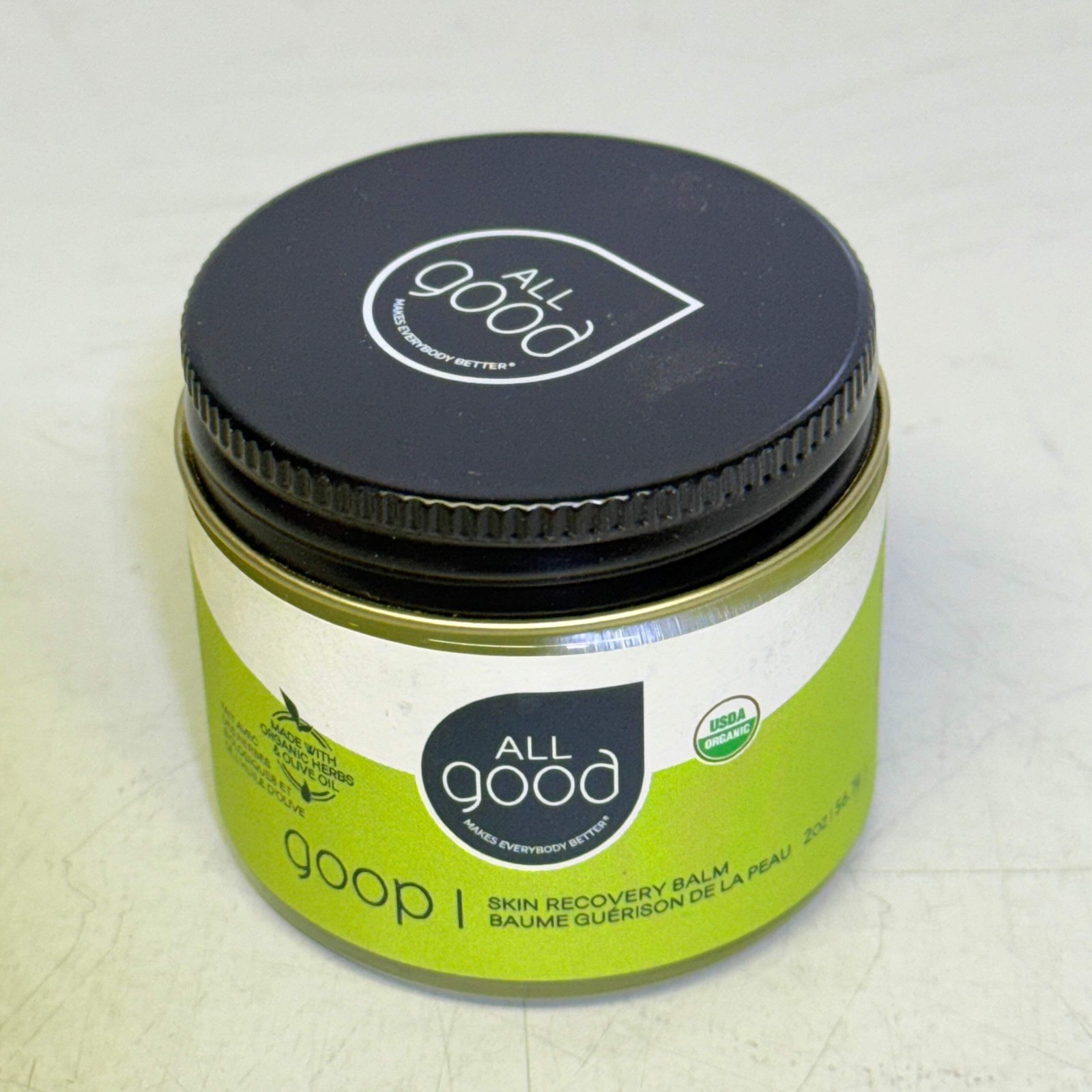 ALL GOOD Goop Skin Recovery Balm W/ Organic Herbs And Olive Oil 2 Oz - New