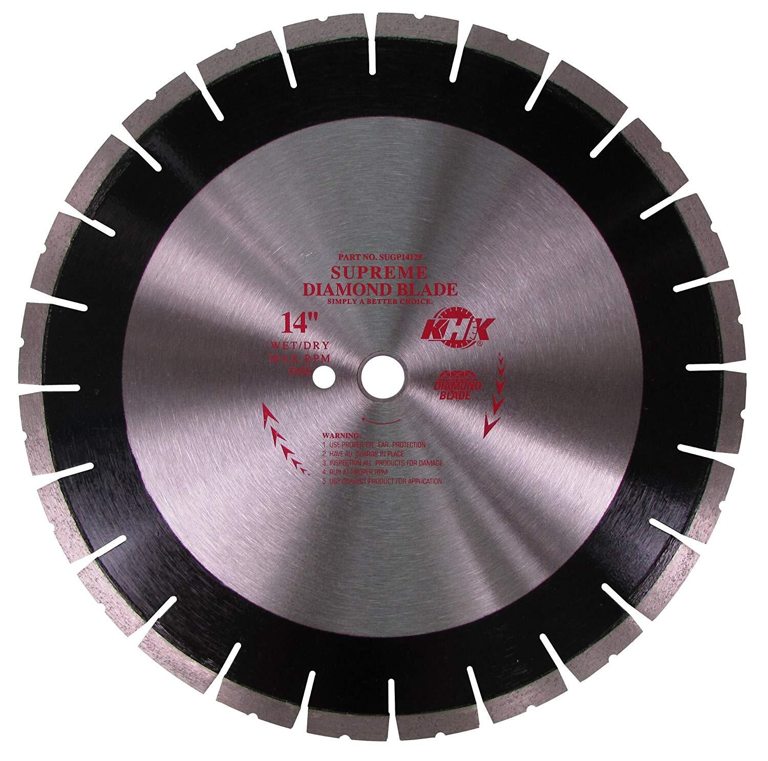 16'' 18" Diamond Saw Blade Cutting Cured Green Concrete Stone Asphalt Bricks