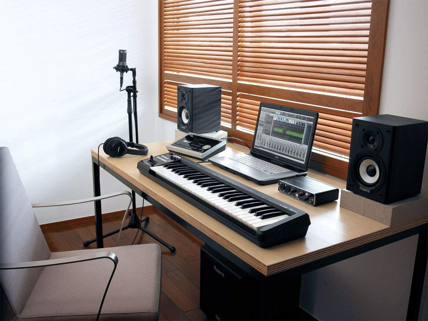 Roland A49BK 49 Key USB MIDI Controller - Black
