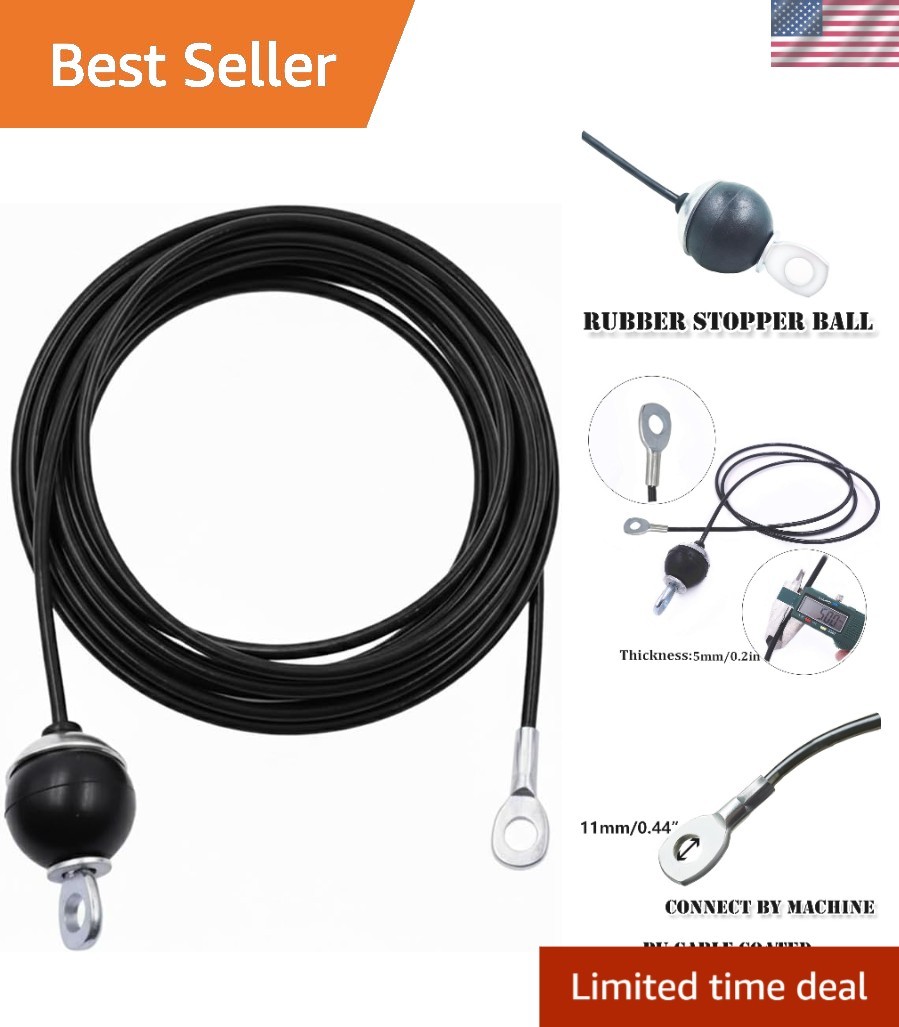 High-Strength 5mm Steel Gym Cable - Safe and Smooth Operation for Any Workout