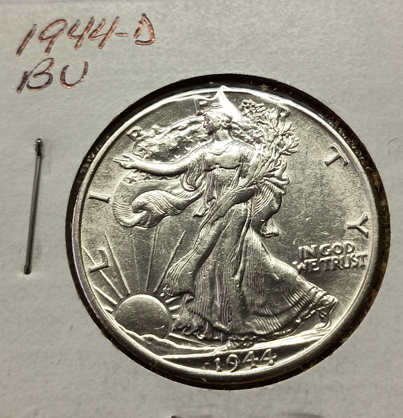 1944-D BU Walking Liberty Half Dollar