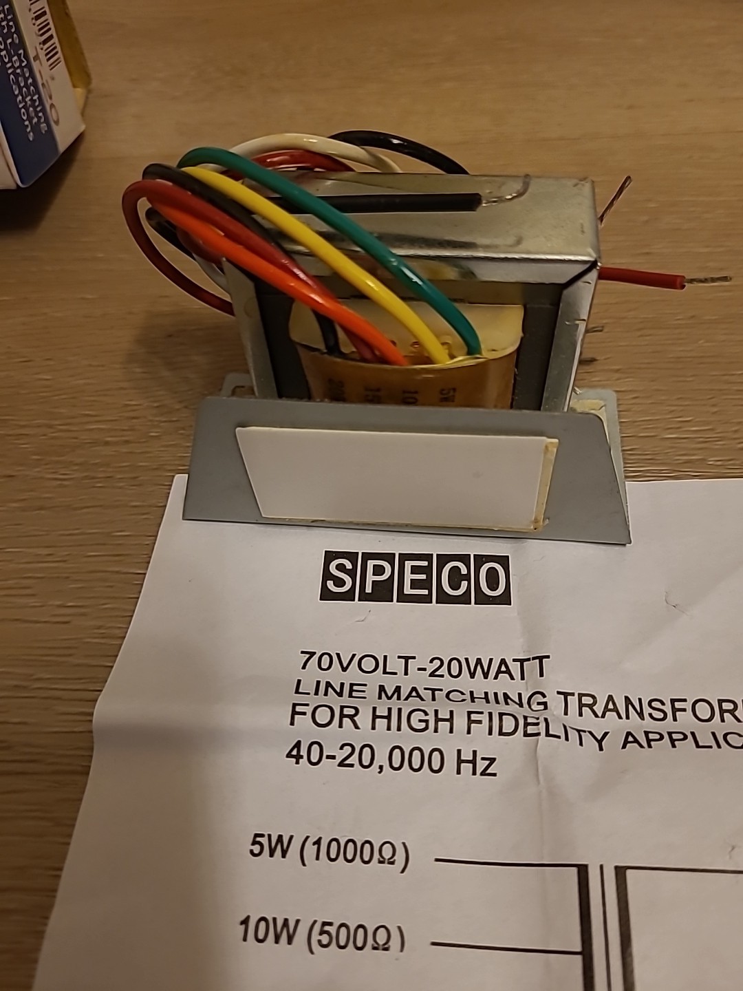 Speco Technologies T-20, 70 Volt 20 Watt