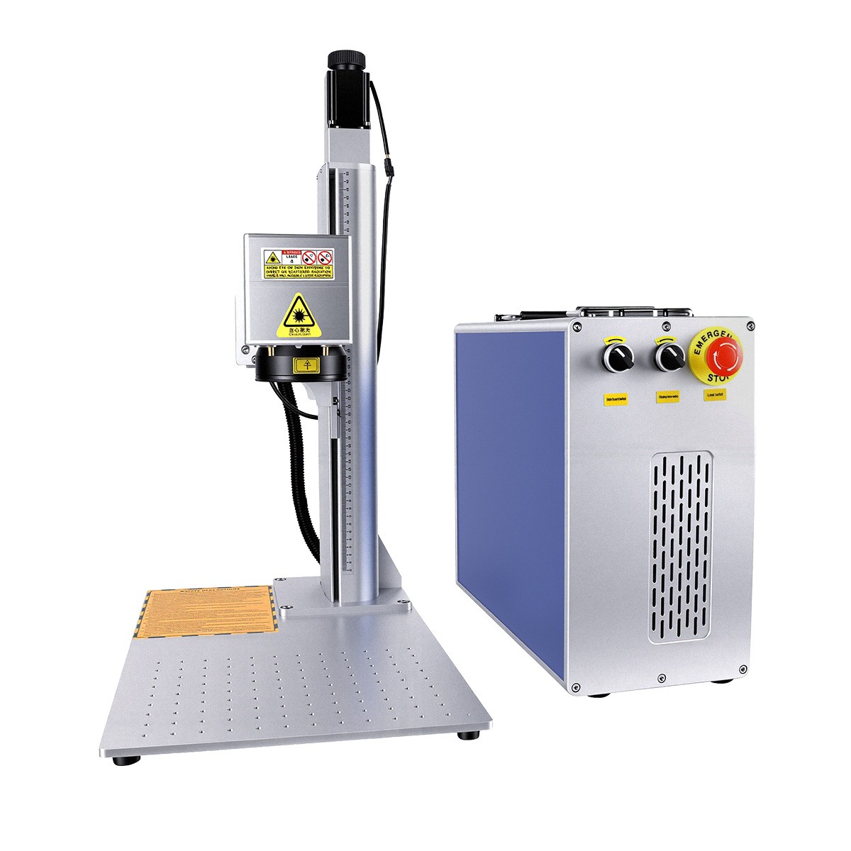 2.5D 200W JPT M7 Mopa Fiber Laser Marking Machine Metal Deep Relief Engraving