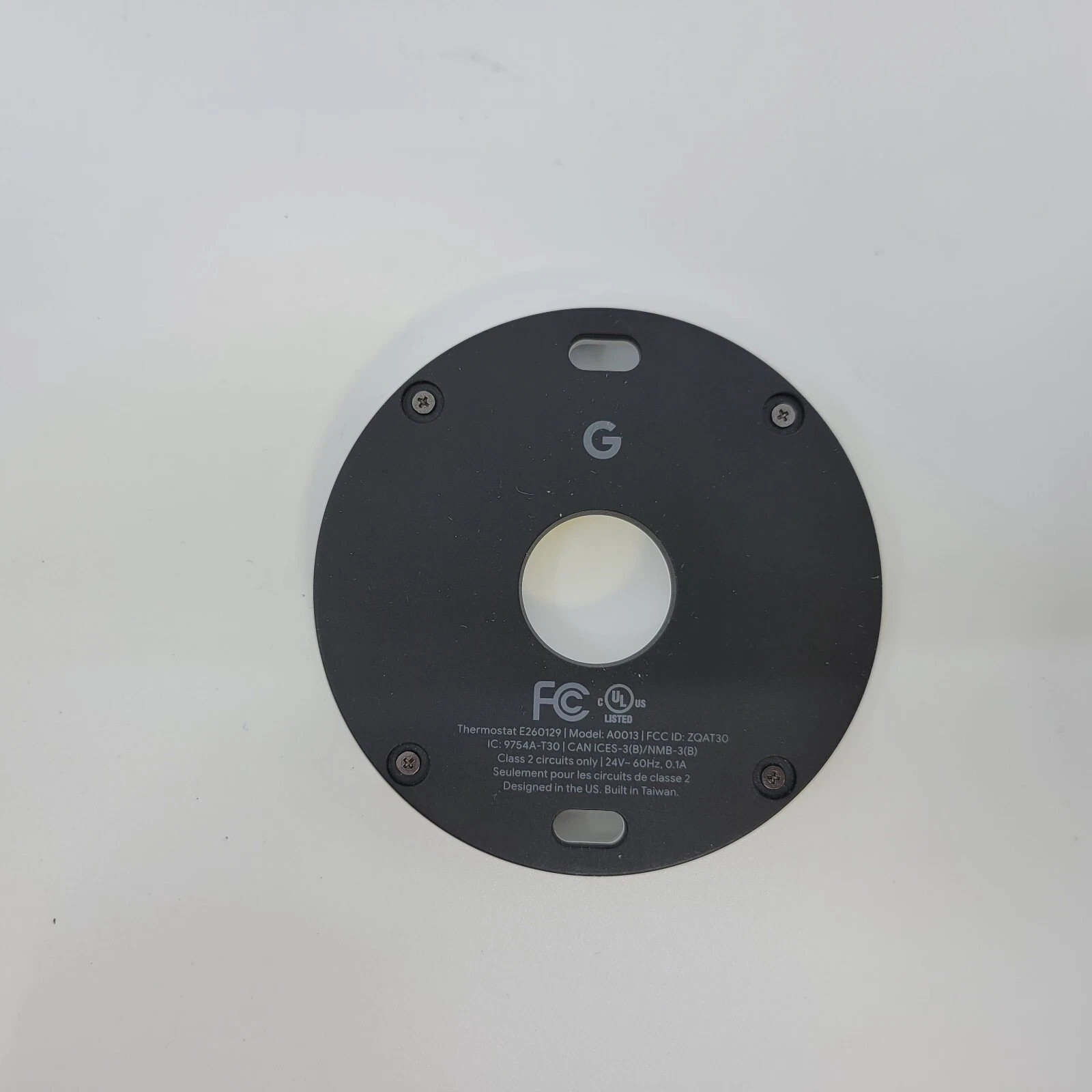 Google Nest 3rd Generation A0013 Programmable Thermostat Wiring BASE ONLY! [LN]™