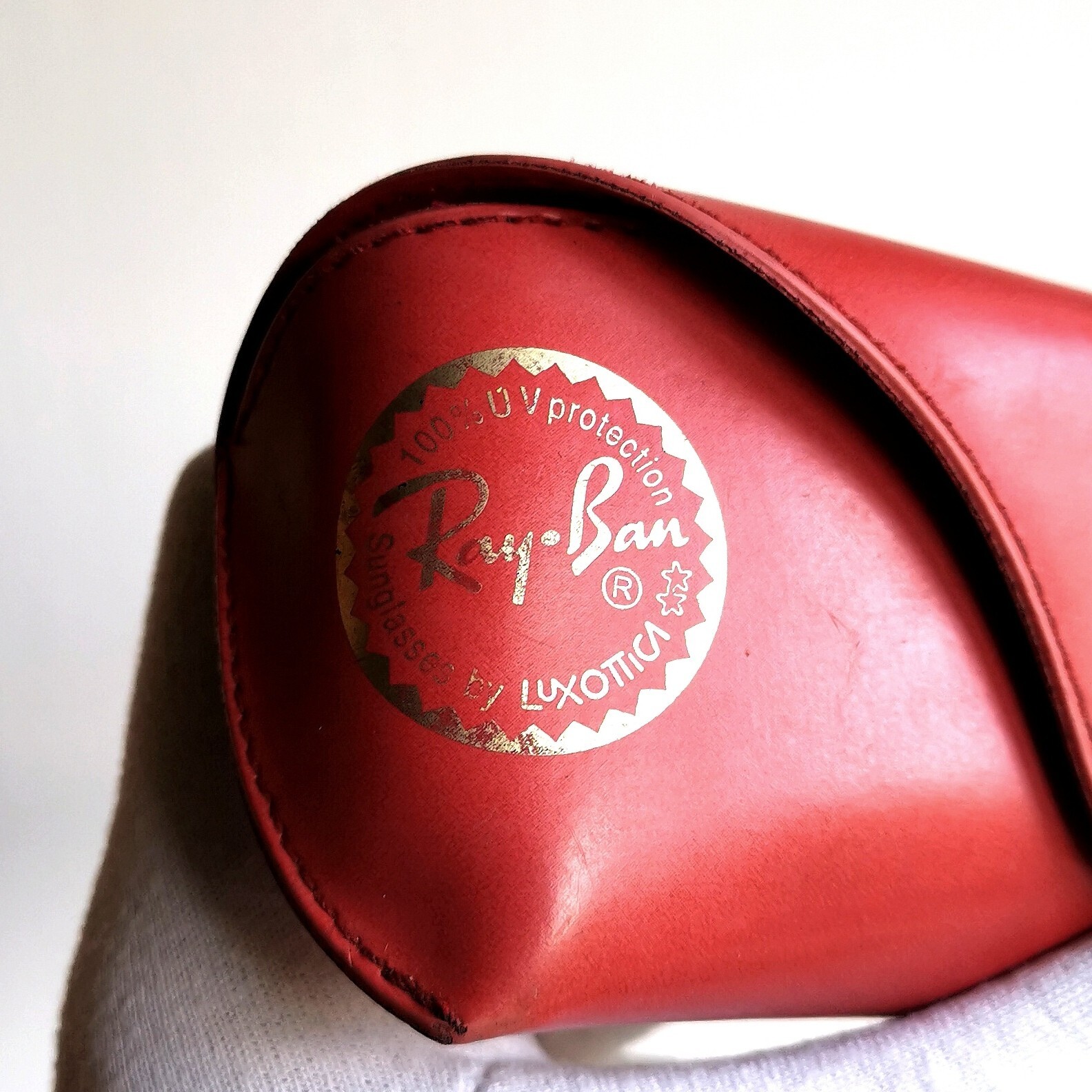 sheath sunglasses case RAY BAN box rayban case sunglasses case red