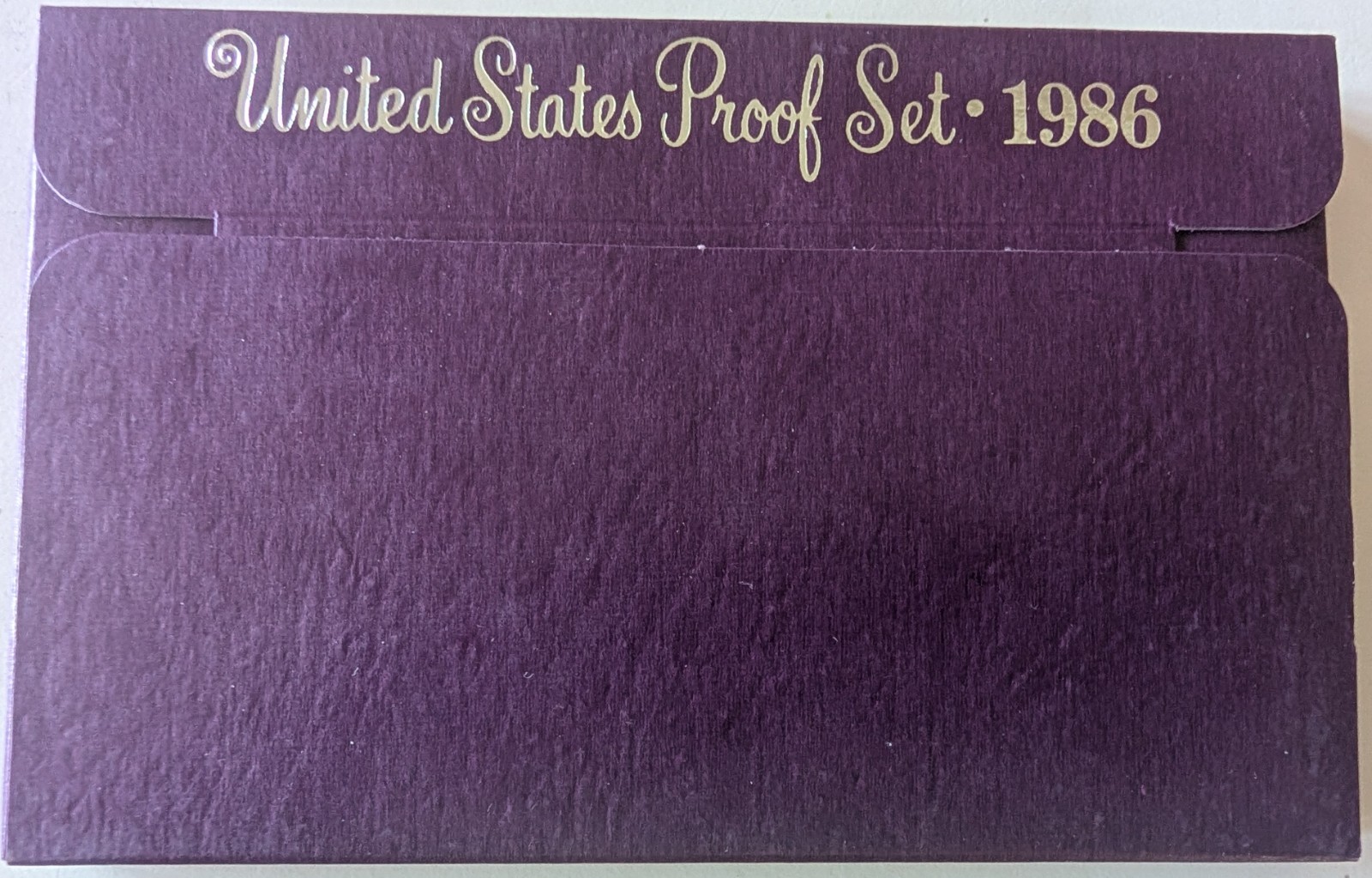 1986 Clad Proof Set U.S. Mint Original Government Packaging OGP