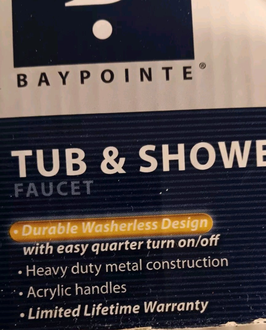 Baypoint Tub And Shower Faucet 623437 Bright Chrome