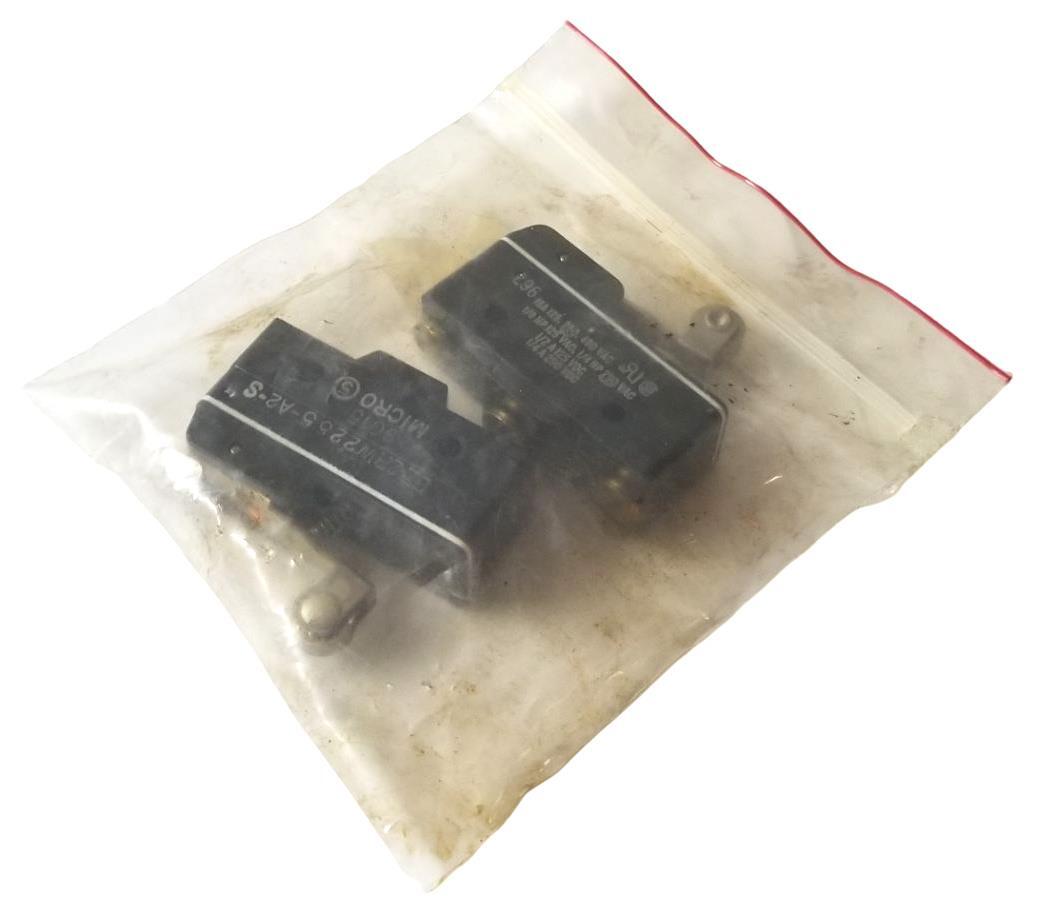 Honeywell BZ-2RW2255-A2-S Microswitch 15A 125-480VAC 1/4HP 1/2A (Lot of 2)