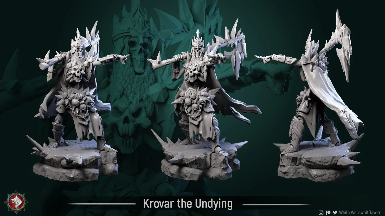 Krovar The Undying - Resin Tabletop Miniature