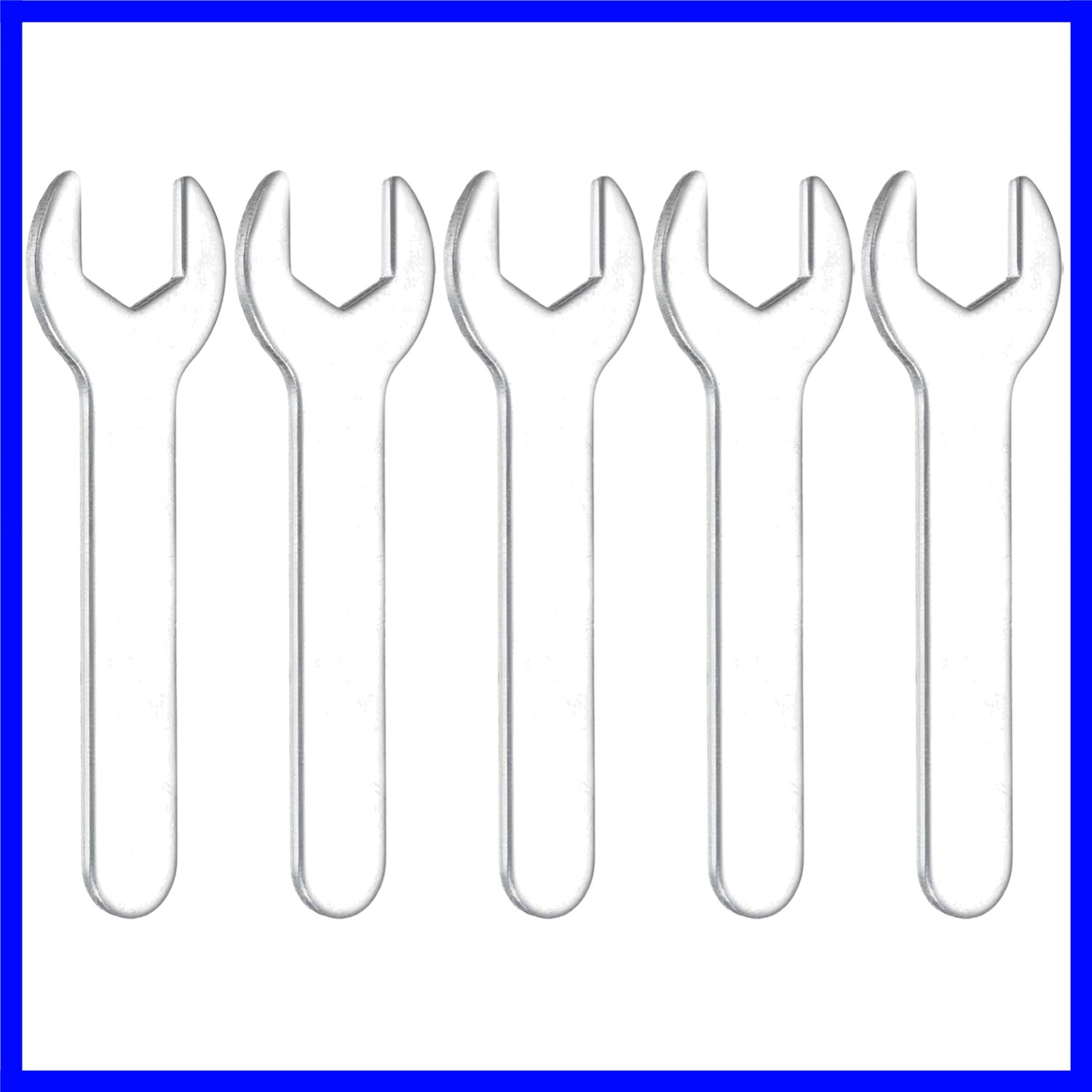 Professional 5-Piece 13mm Open End Wrenches - Perfect for Automotive Repairs