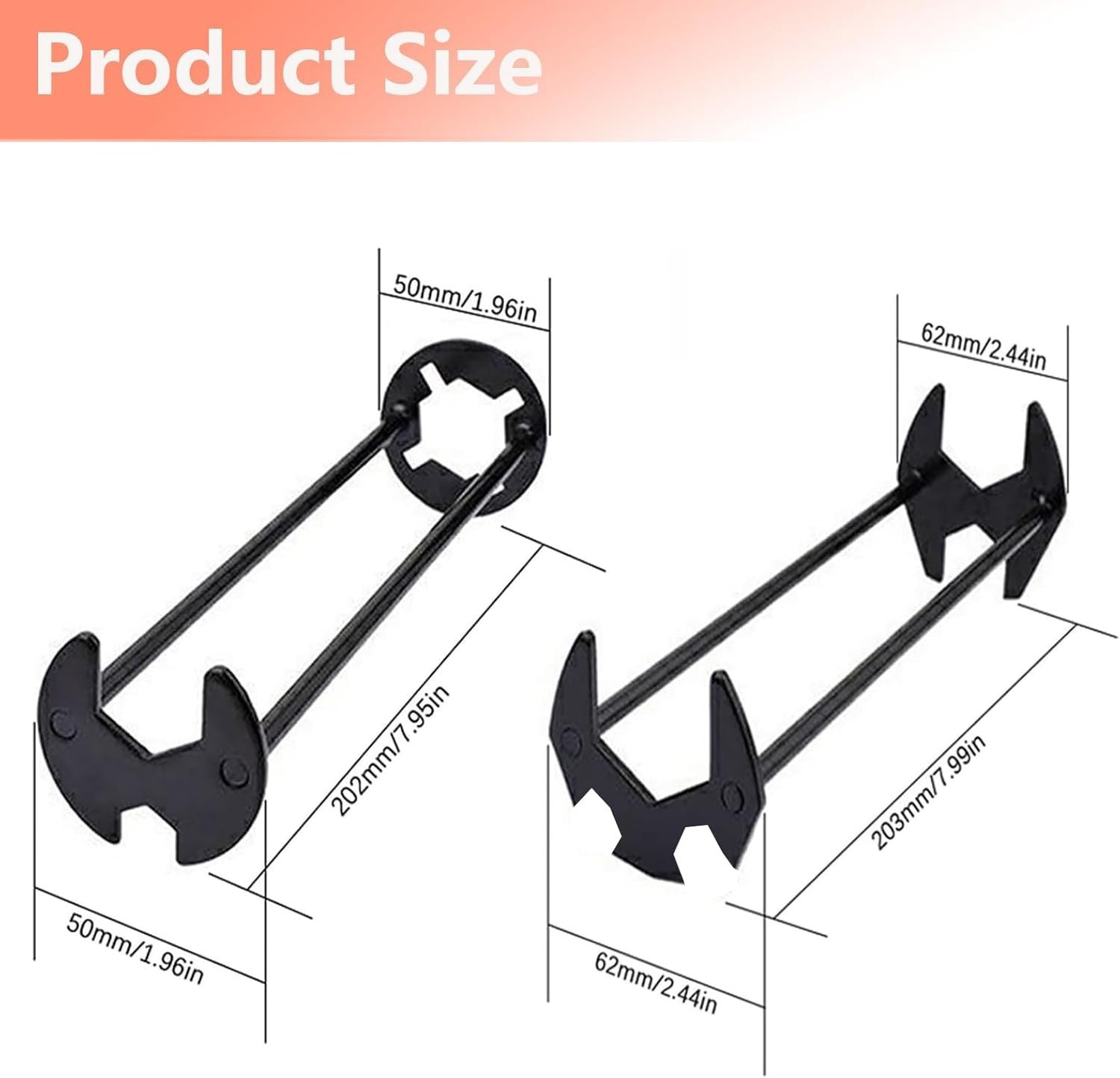 2026 NEW Basin Wrench Carbon Steel Faucet Tool for Sink and Tight Spaces
