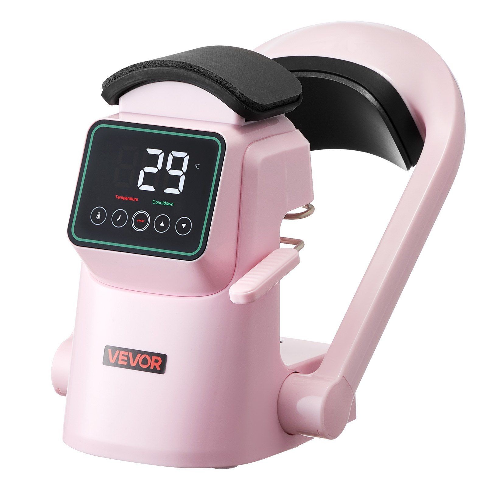 Touchscreen Hat Heat Press Pink - Auto Machine w/2 Interchangeable Platens