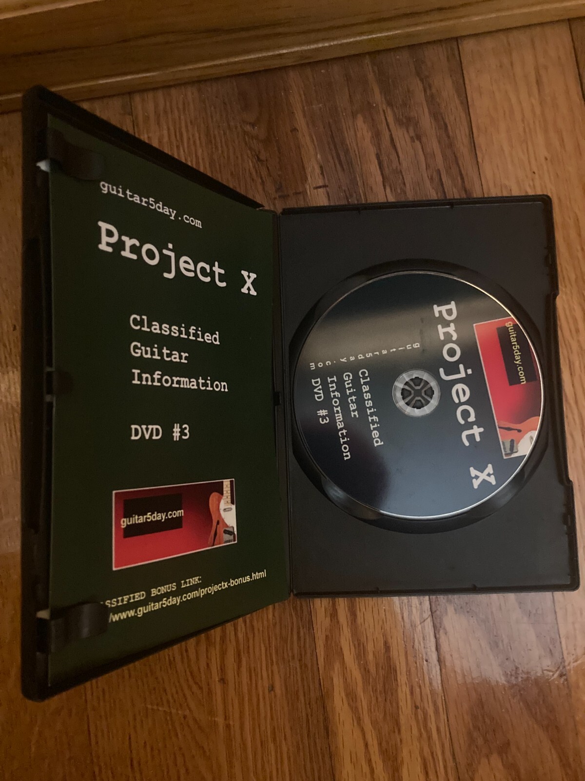 Project X Guitar Learning System - 3 DVD Set - Secrets to Learning Guitar New