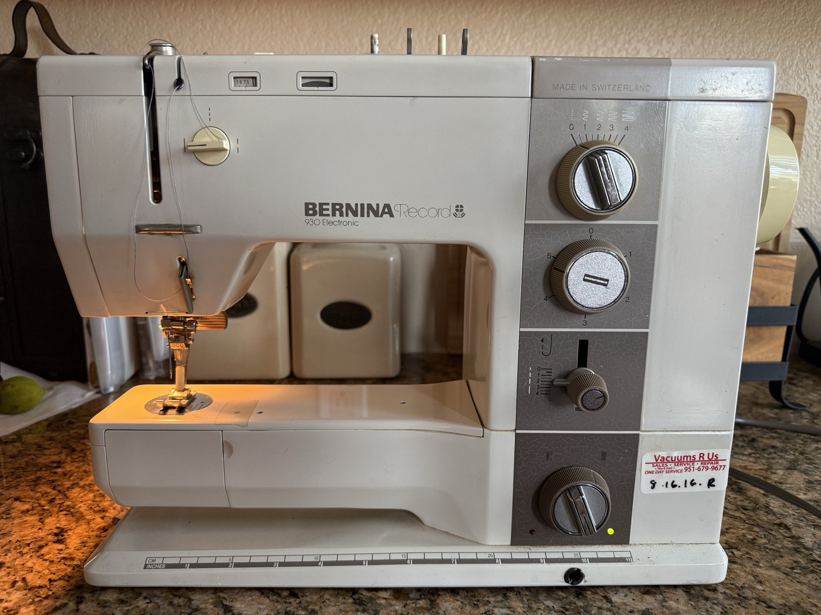 Bernina Record 930 Electronic Sewing Machine Foot Pedal Parts Repair Swiss