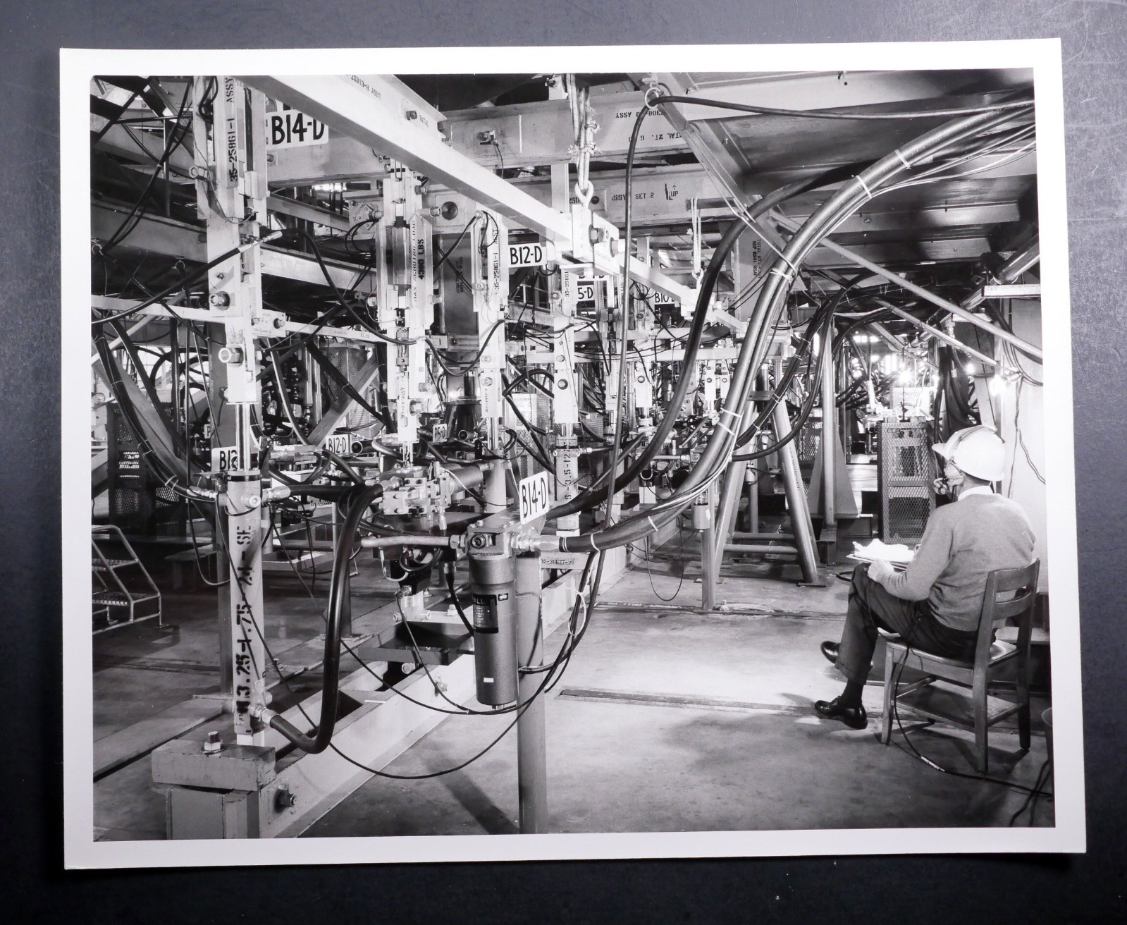 Boening Factory Press Photo 8 x 10 B&W