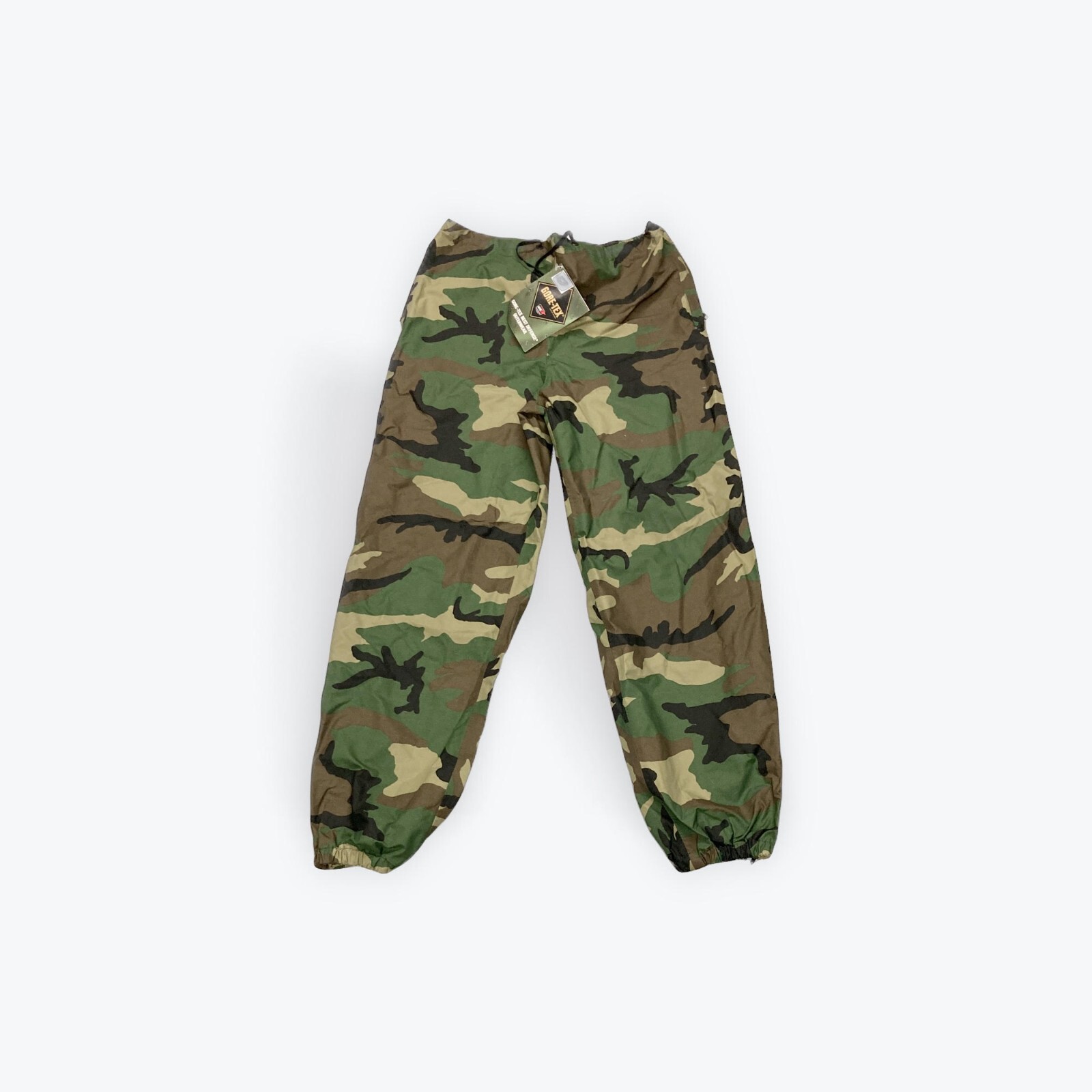 Woodland Camo, L (long) - Gore-Tex Pants Pass-Through Pockets - LHD INC.