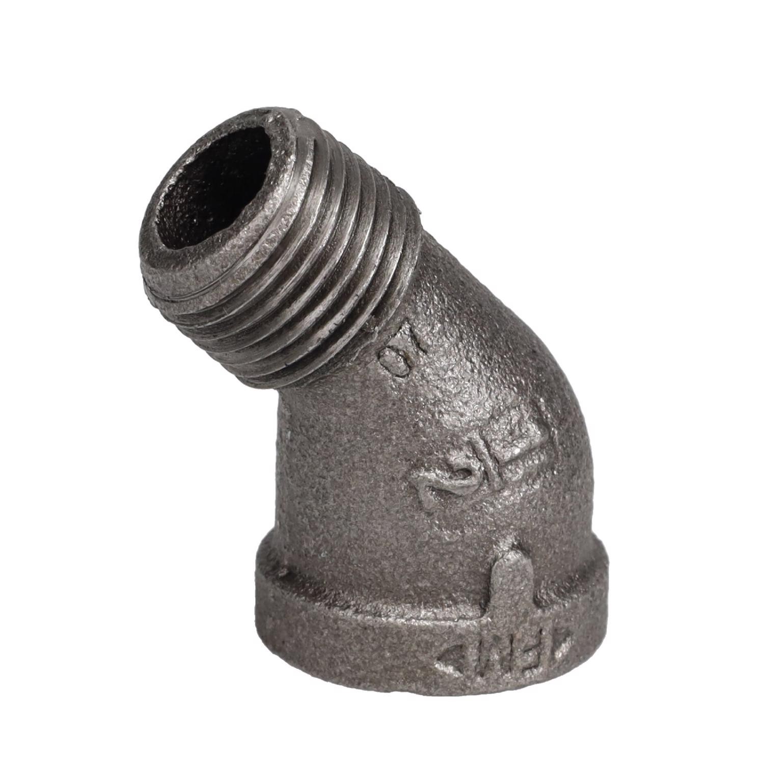 BK Products 520-503HN Malleable Iron Elbow 1/2 in. FPT x 1/2 in. MPT (Pack of 5)