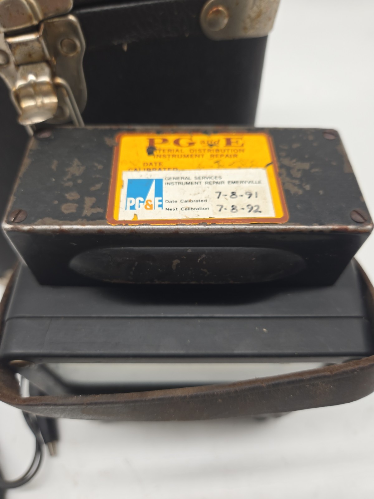 Vtg Weston Electrical Instrument AC Voltmeter Zero Corrector Model 433 With Case