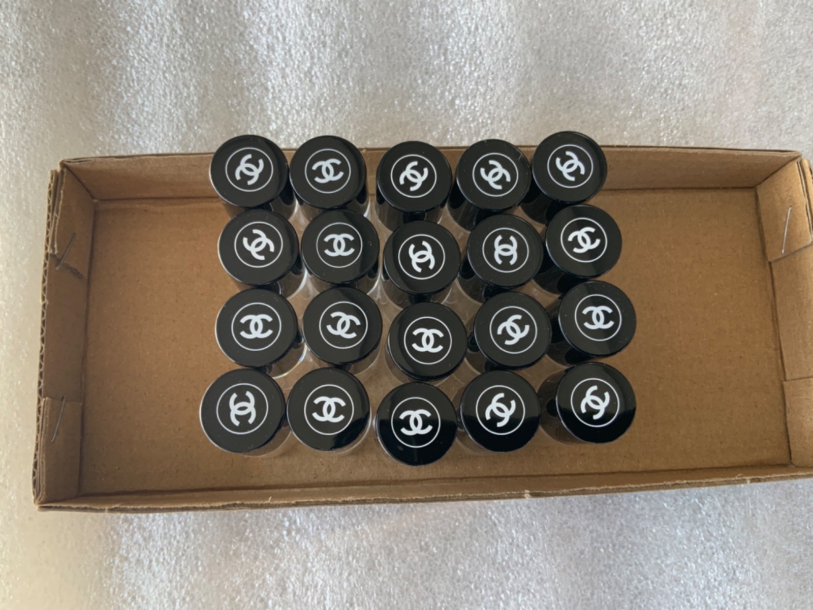 CHANEL Empty Bottle Makeup Jars Bottles Travel mini set of 20 brand new….."
