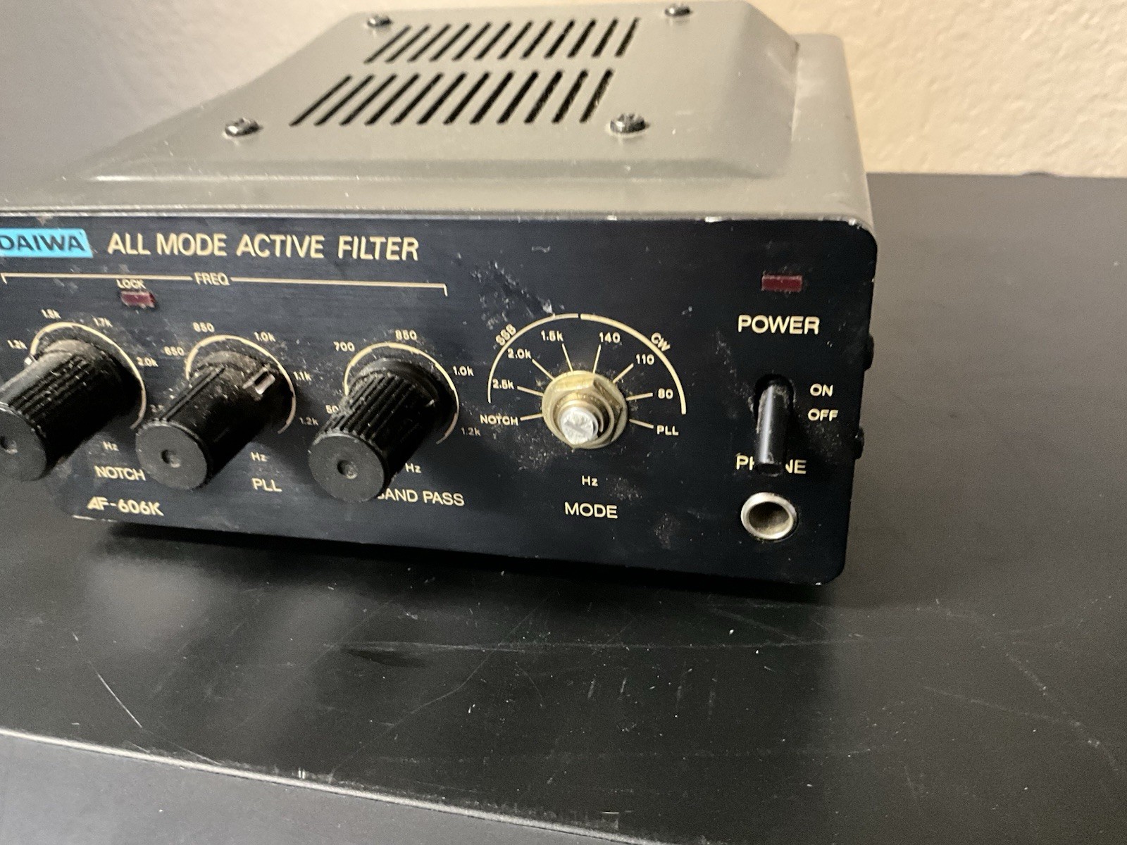 Daiwa AF-606K All Mode Active Filter for HAM Radio Nice Shape Untested Recently