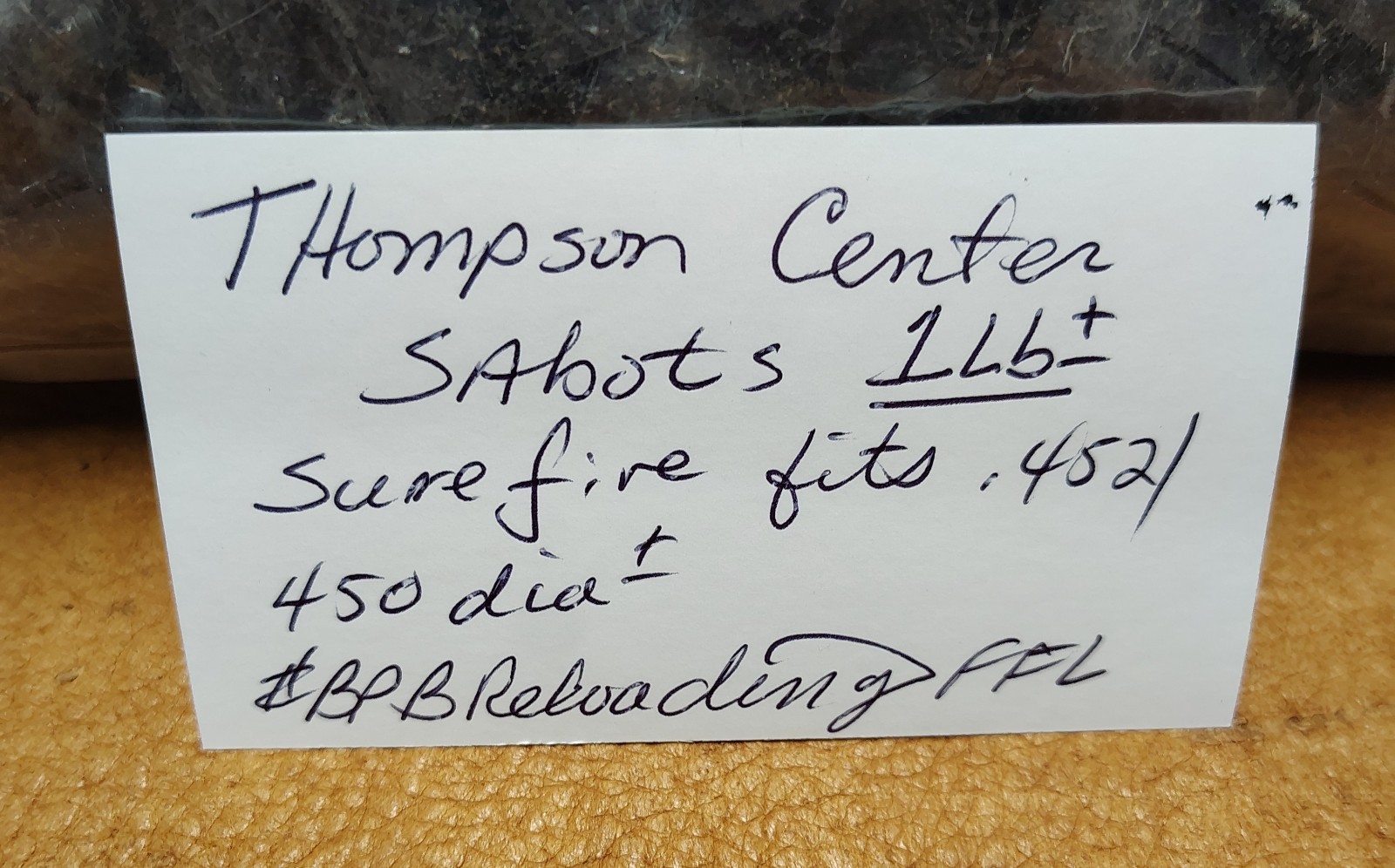 Thompson Center Plastic Sabot-Sleeve 1 Pound+-