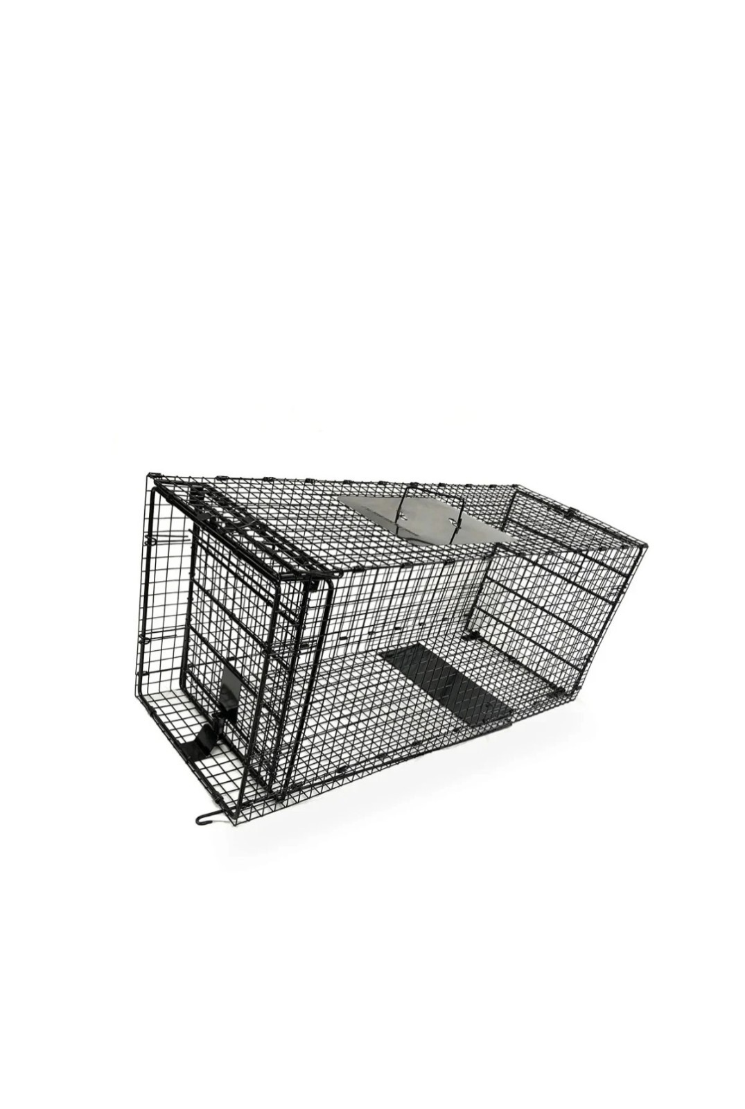 Large Heavy-Duty Live Animal Trap 42”x16”x18” Cage Trap – New Open Box