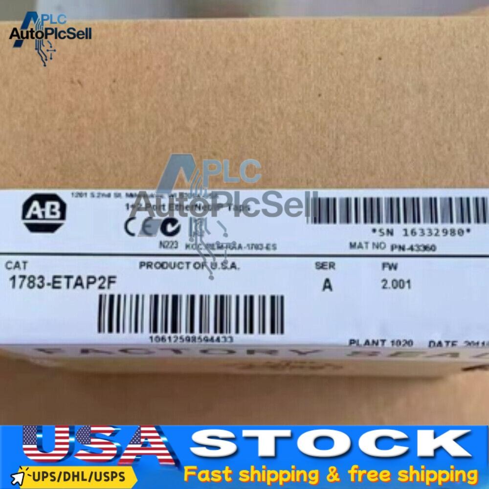 New AB 1783-ETAP2F Stratix 5950 EtherNet/IP Tap 1783ETAP2F US Free Tax