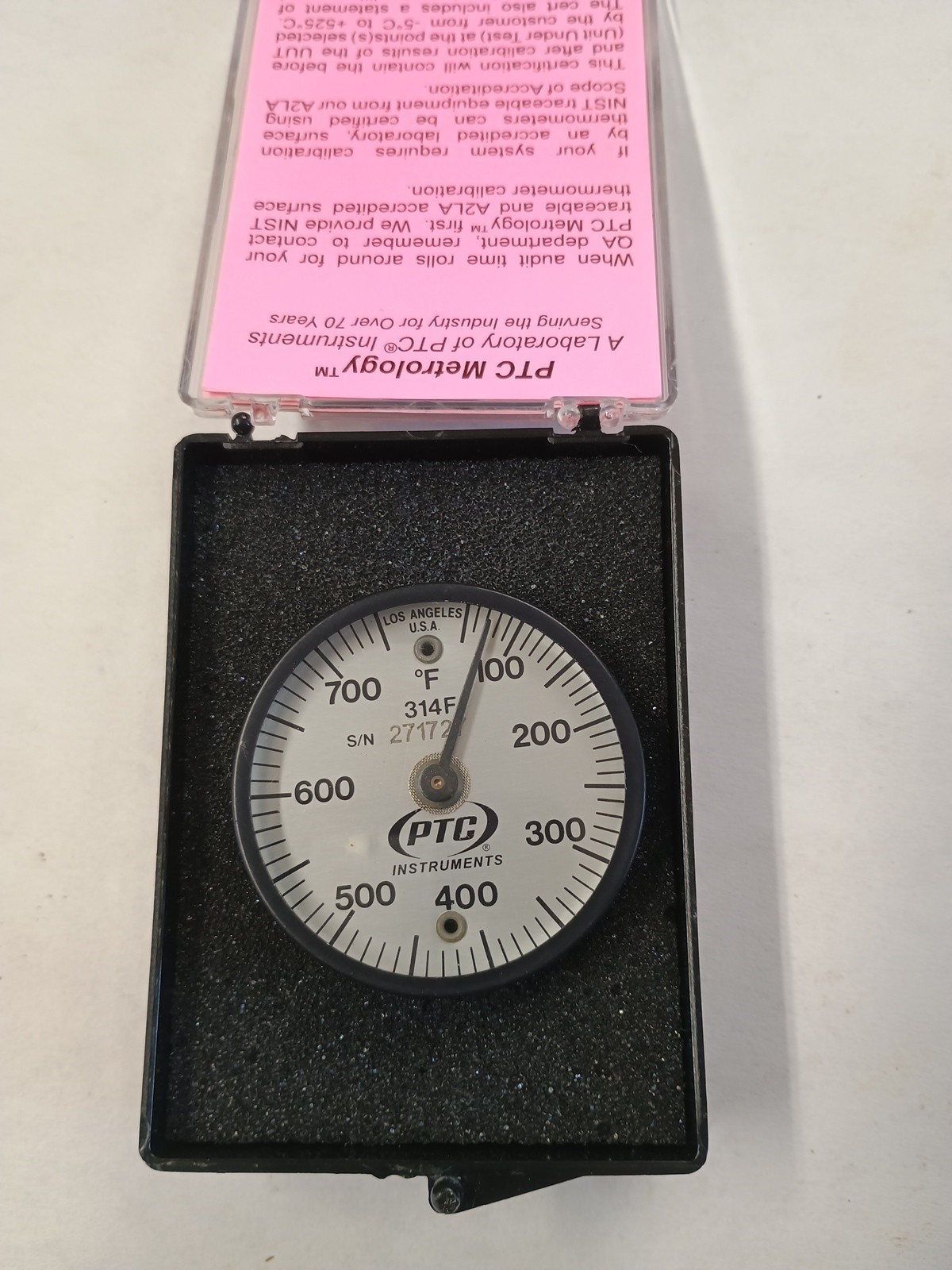 Dual Magnet surface Thermometer 50 to 750 Deg dial 56470511
