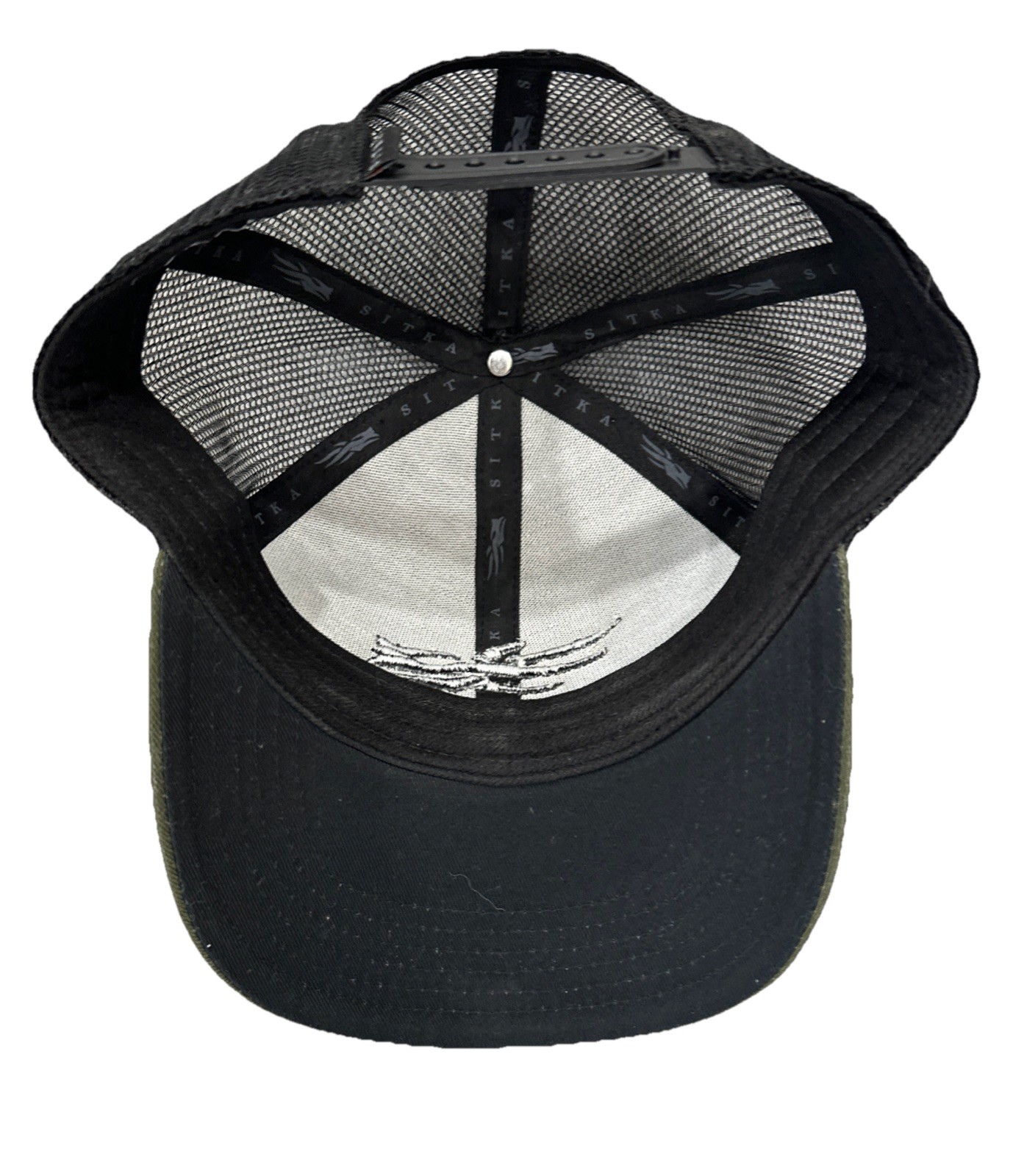 Sitke Icon Mid Pro Trucker Hat Snapback Cypress Green & Black - EXCELLENT