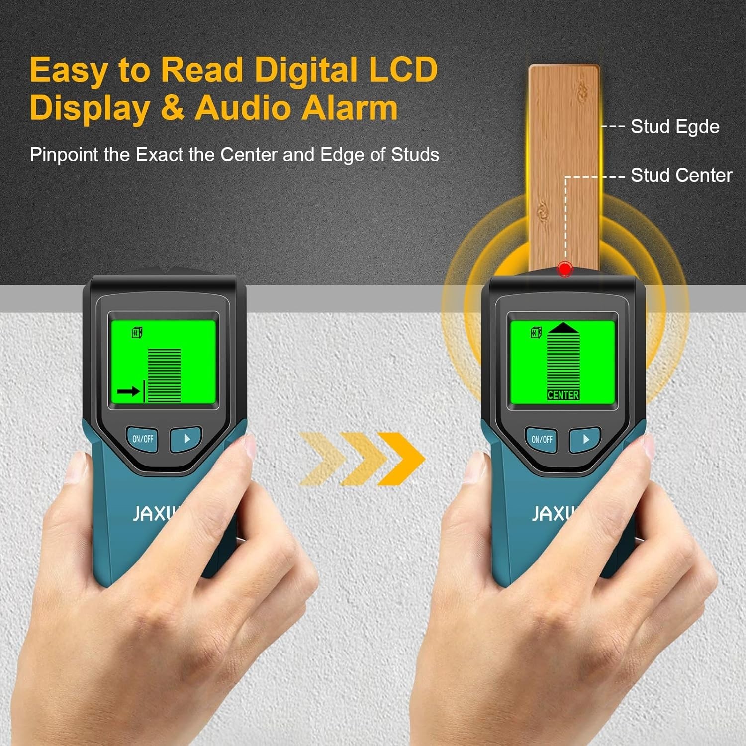 Smart 5 in 1 Stud Finder with LCD Display & Micro-Sensor for Safe Home Projects