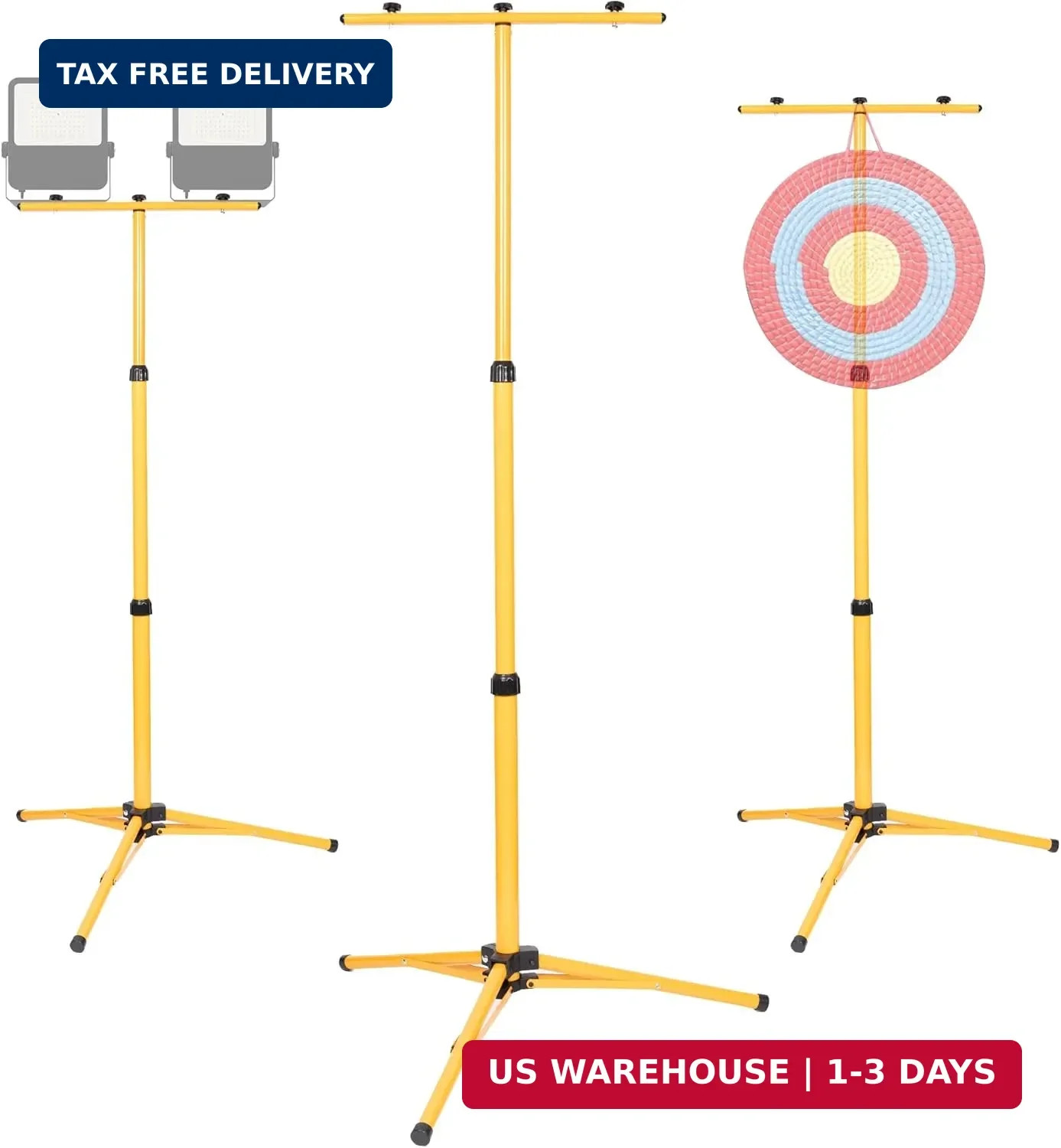 Archery Target Stand, Bow and Arrow Target Stand for Backyard & Shooting Range,
