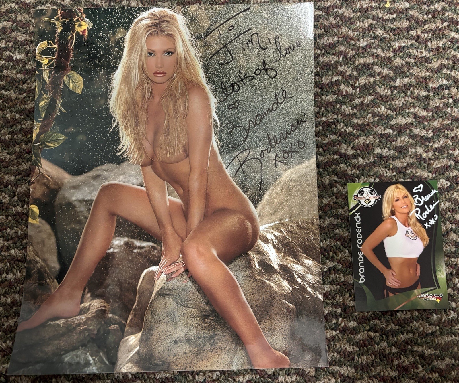 Brandie Rodderick Autographed Lot