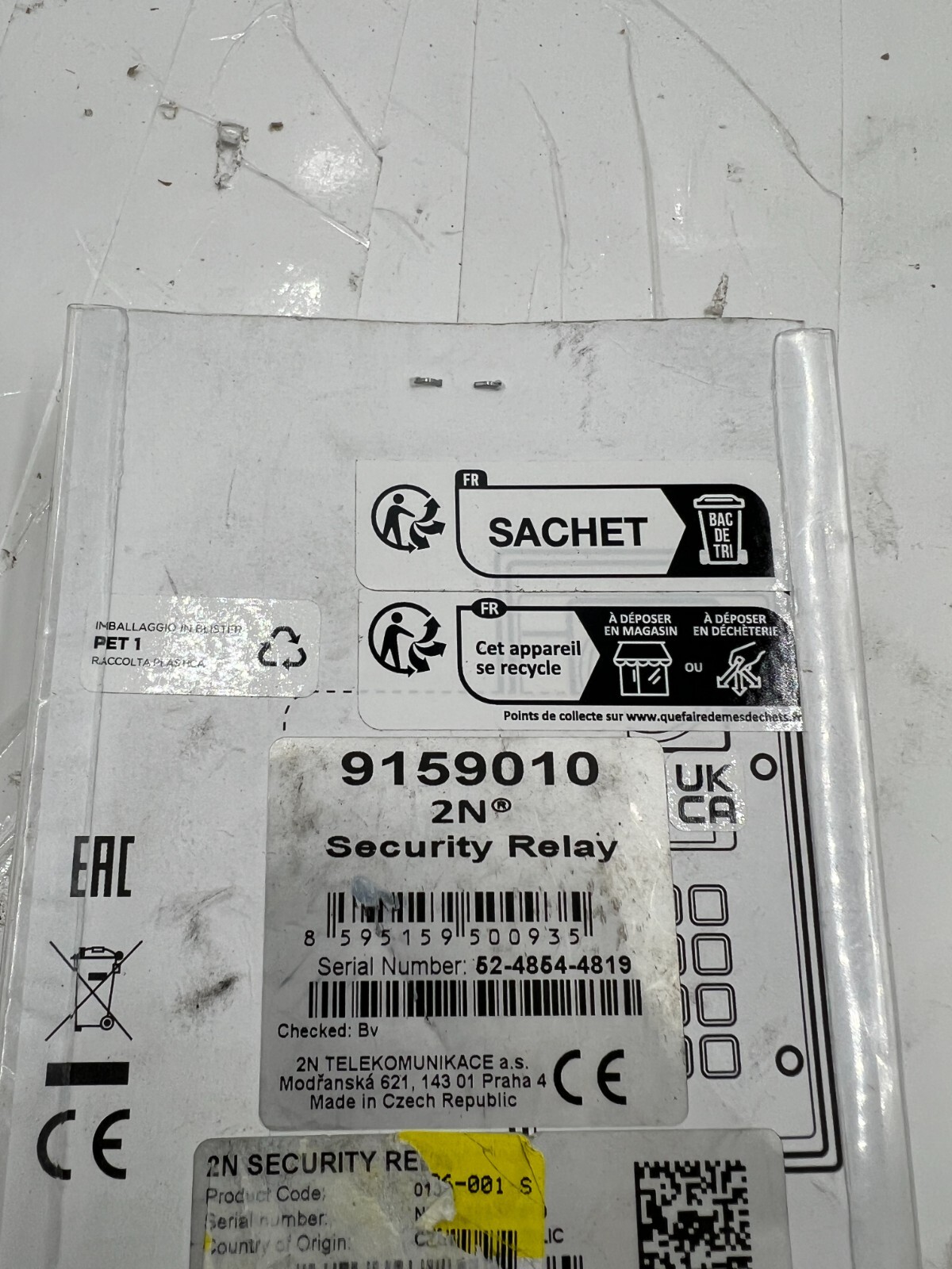 2N Telecommunications Helios IP Intercom Security Relay 9159010