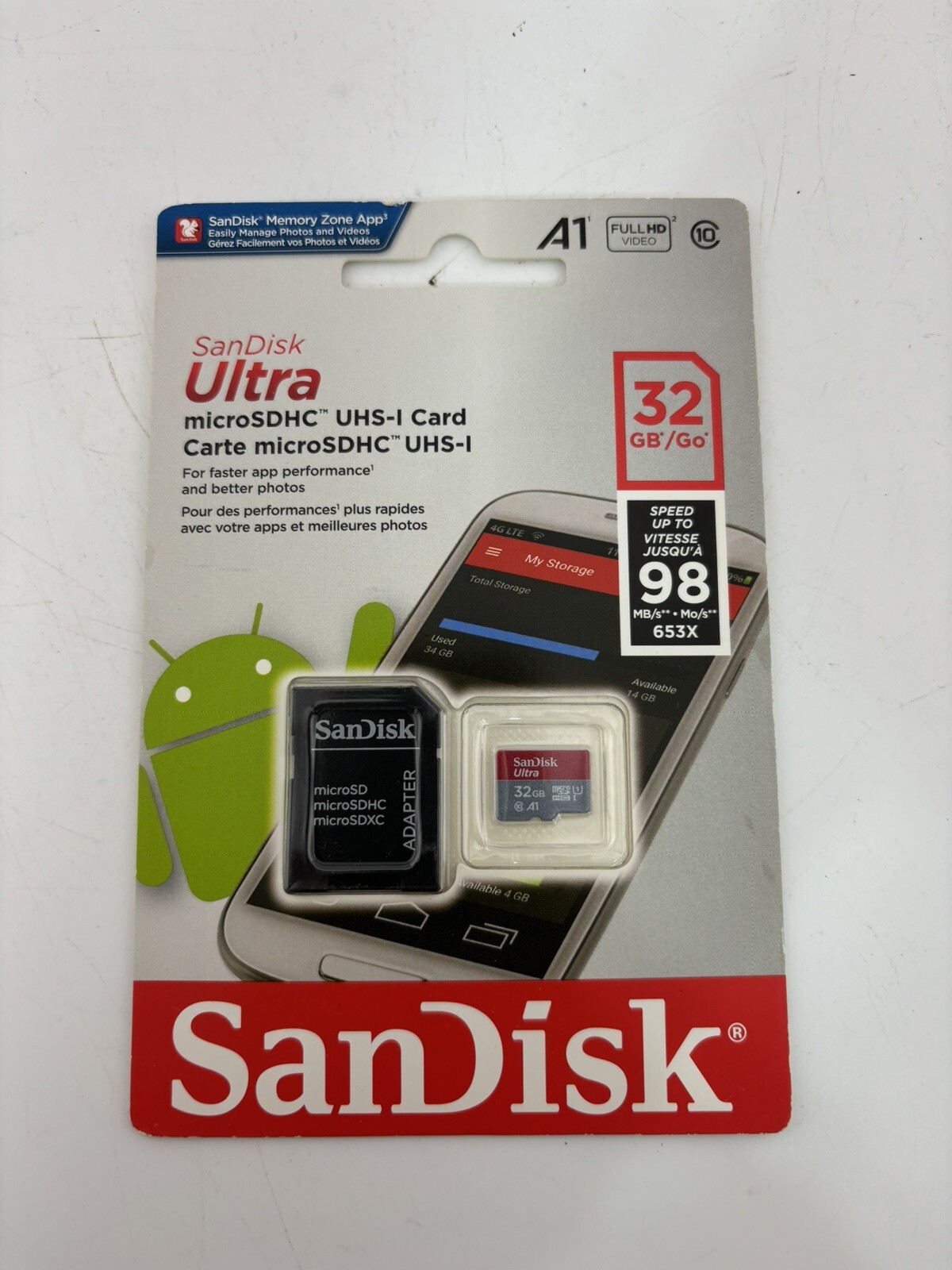 BRAND NEW - SanDisk Ultra MicroSDHC UHS-I Card 32G