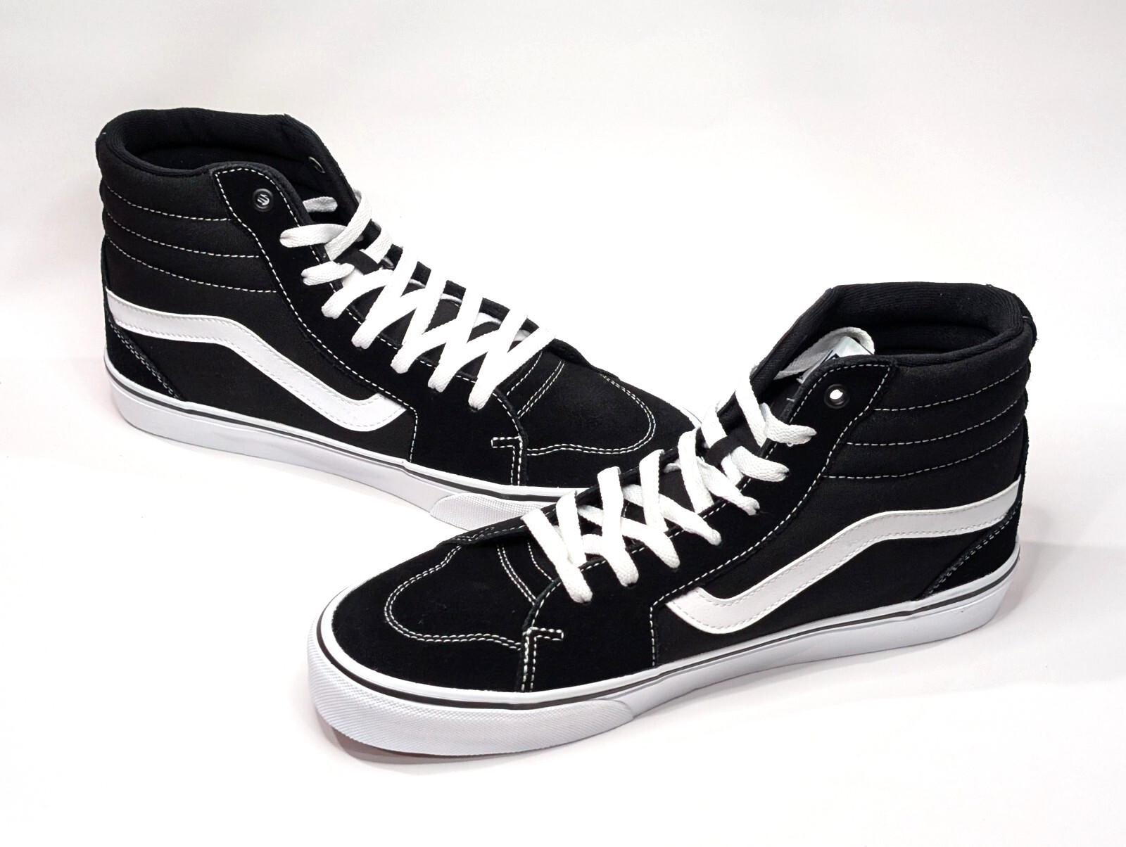 Vans Filmore Black/White Suede/Canvas High Top Men's Skate Shoes-Sz 10.5/11 NWB