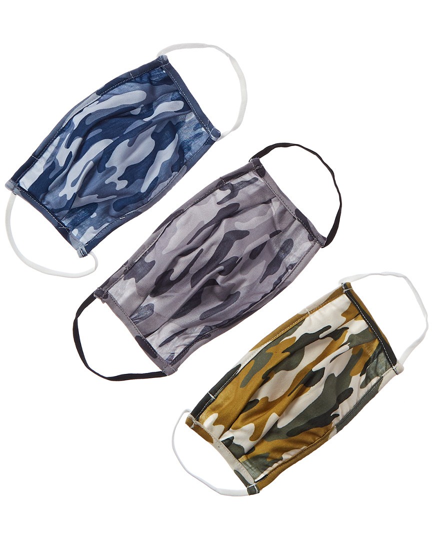 Olive & Vine Pack Of 3 Cloth Face Masks Women's  Os