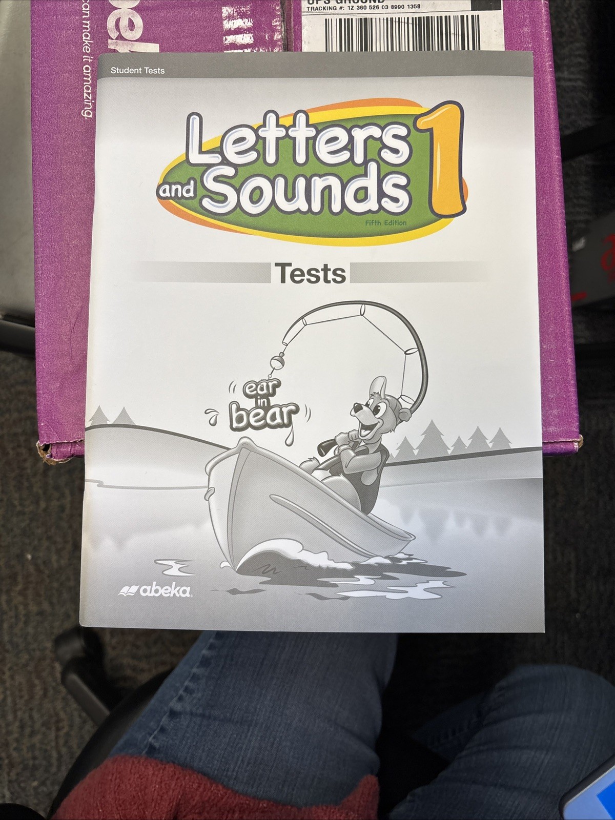 B447-76 * ABEKA, LETTERS AND SOUNDS 1, STUDENT TESTS, NEW