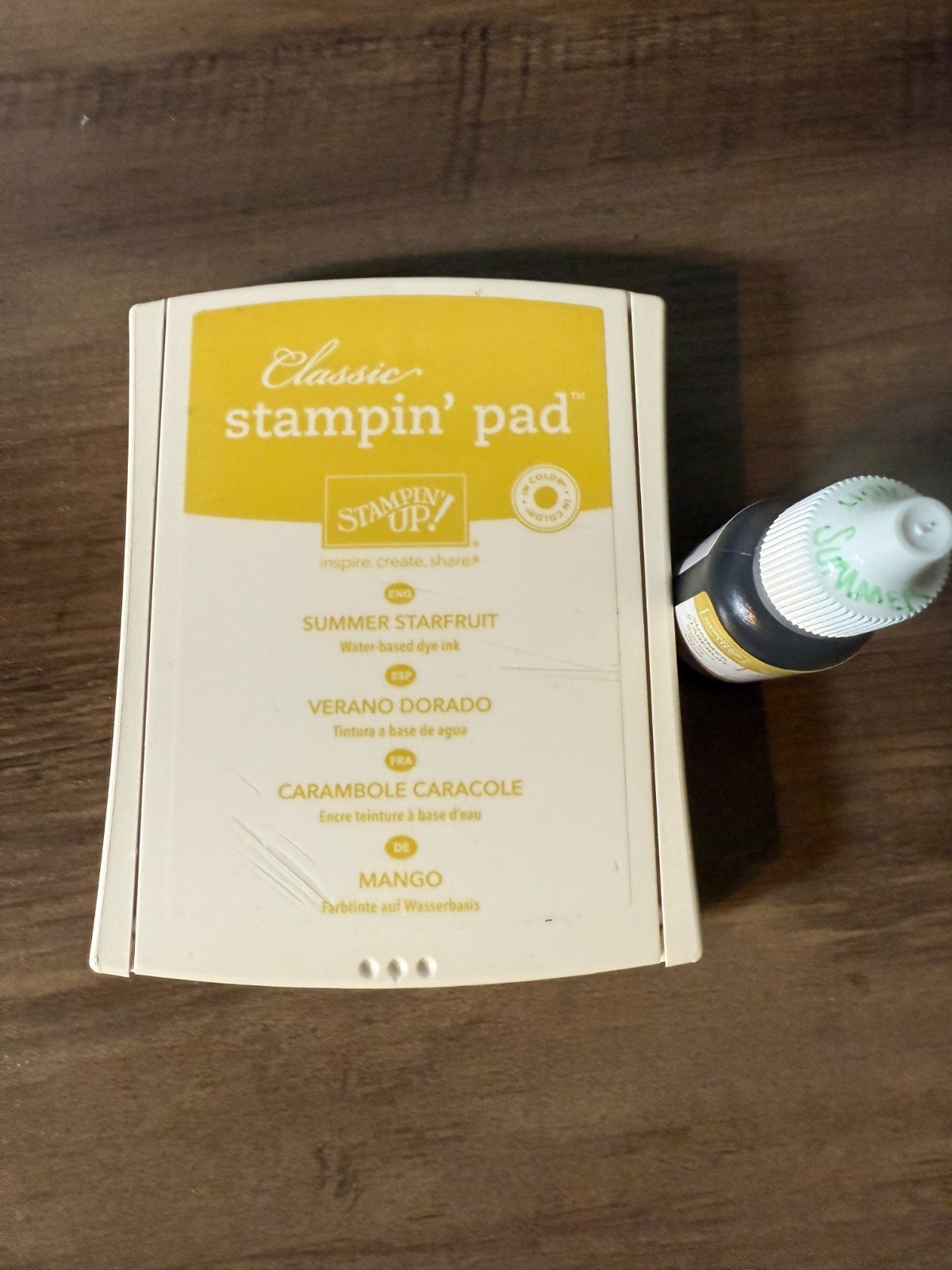 Stampin Up Classic Ink Refill & Pad ~ Summer Starfruit