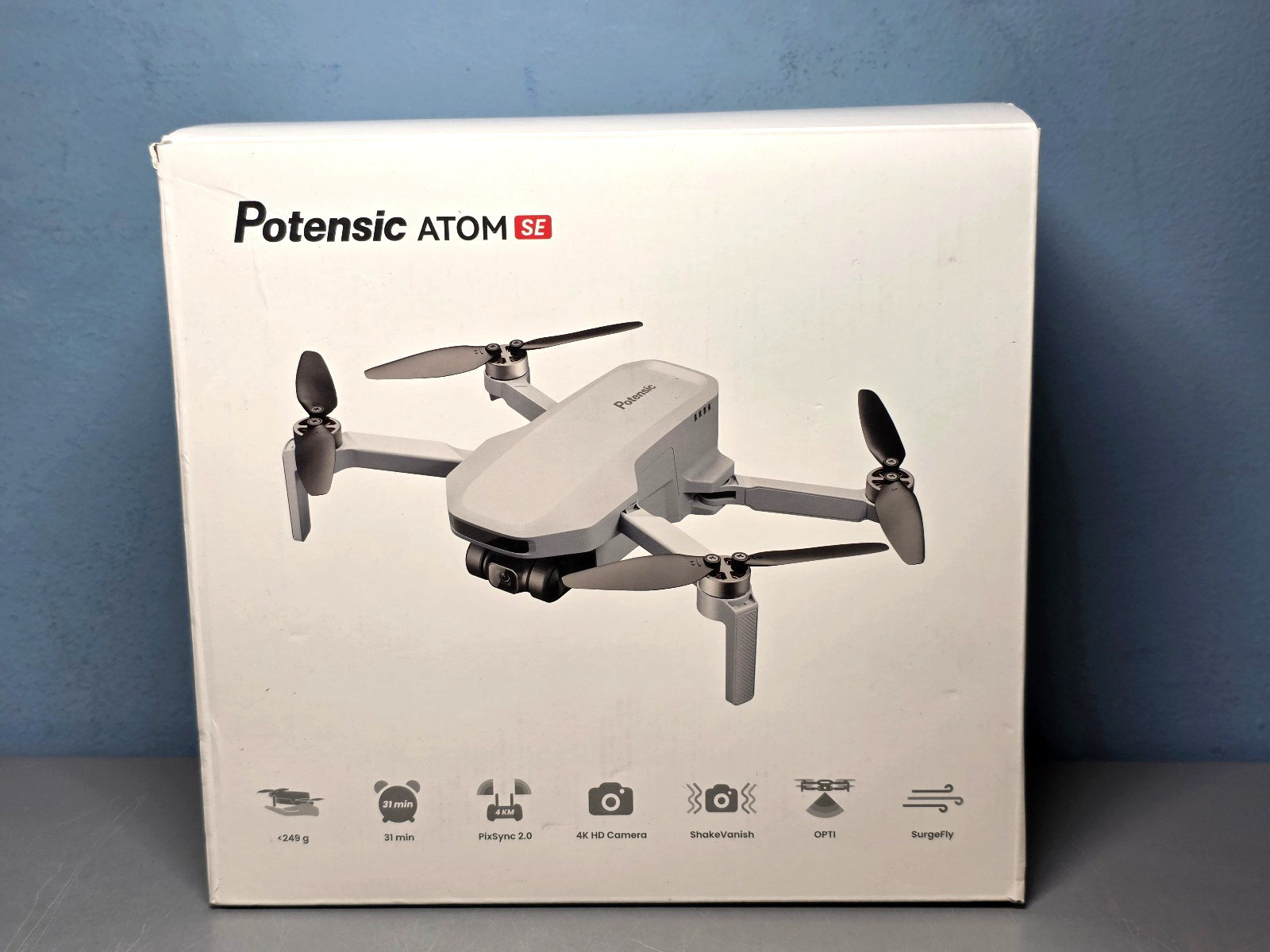 Potensic Atom SE Drone 4K HD 31 min Flight Time Video DSDR04B New & Sealed