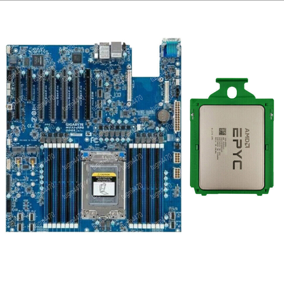 Gigabyte mz32-ar0 + 7F72 motherboard+CPU Combination AMD EPYC7002 PCIE4.0